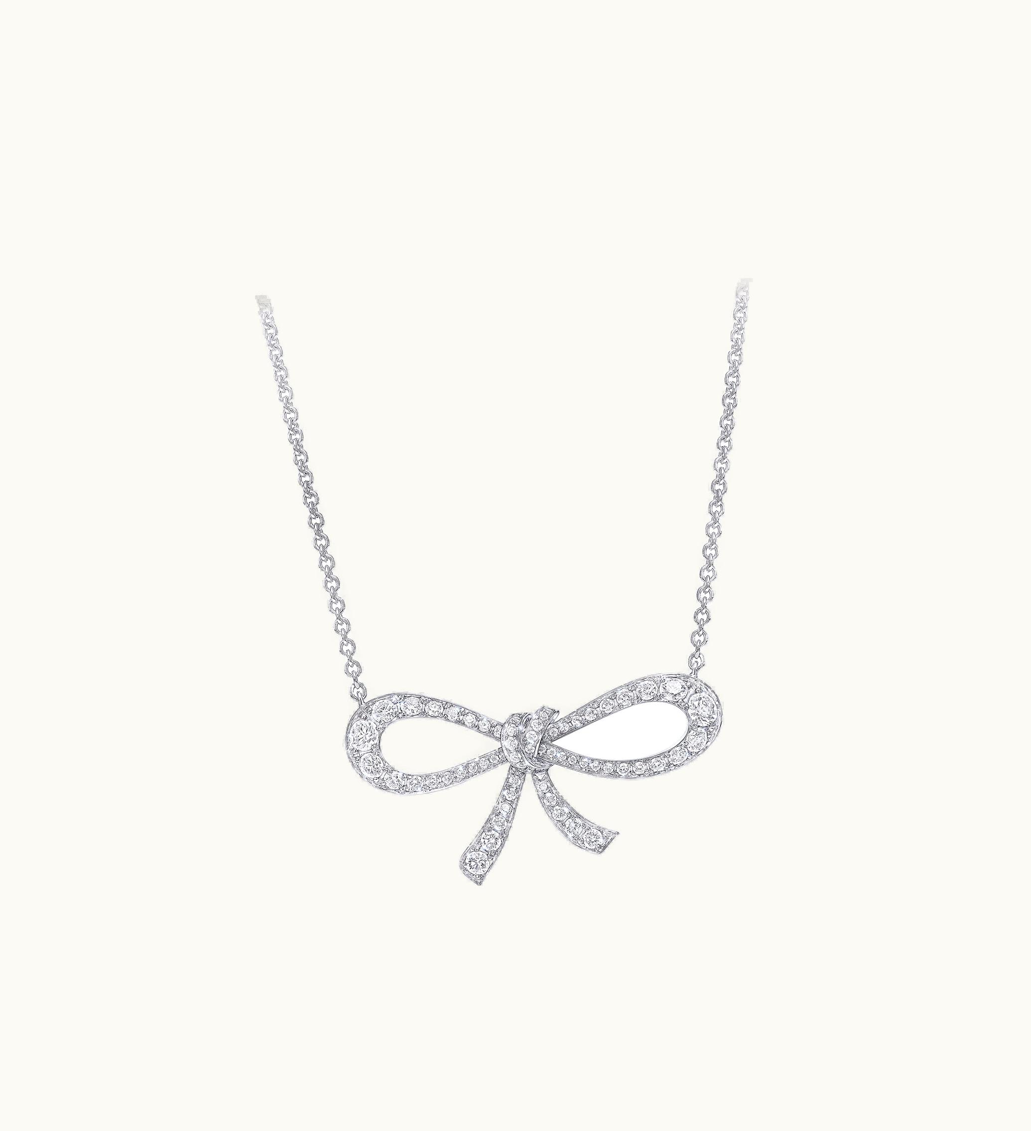 Graff Graff Tilda's Bow Mini Diamond Pendant