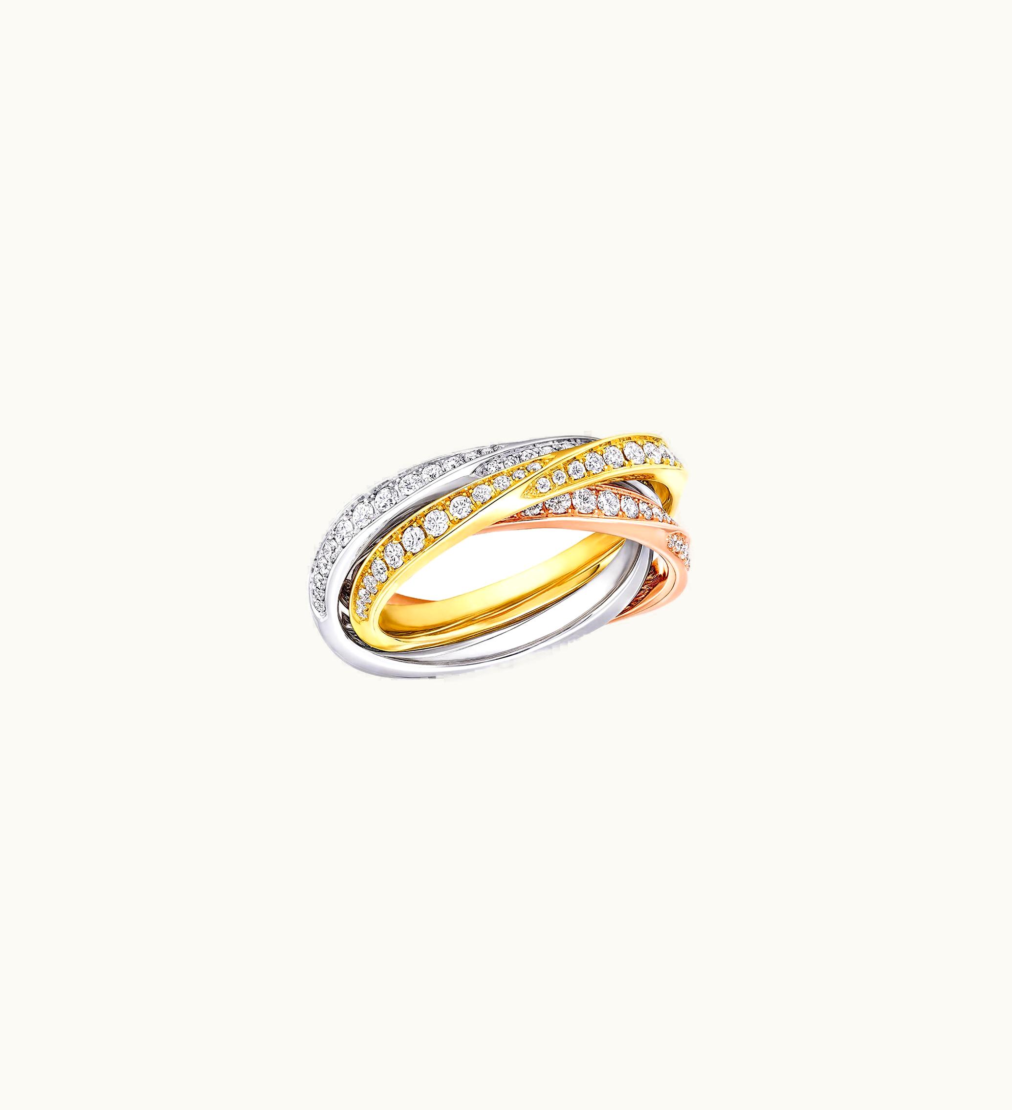 Graff Graff Triple Spiral Pavé Diamond Ring UZ0184873