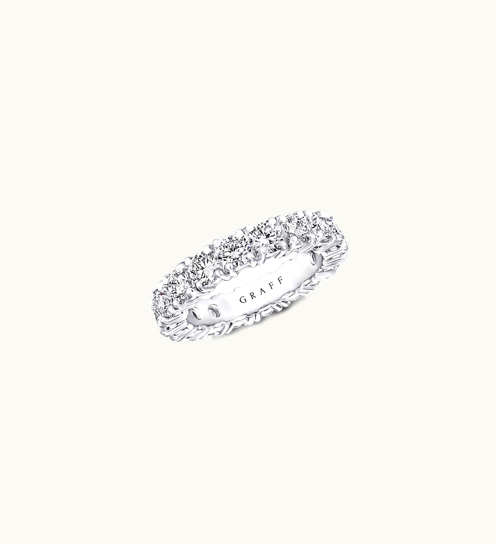 Graff Graff Four Claw Round Diamond Wedding Band