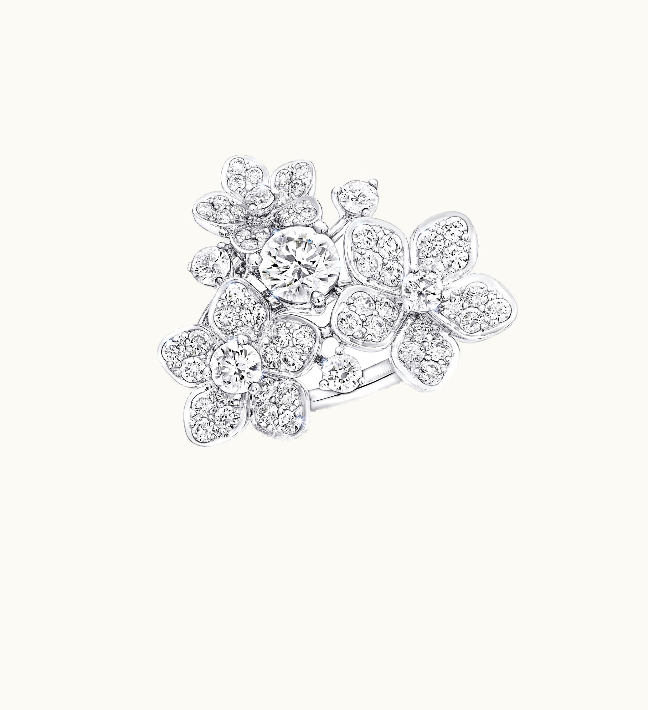 Graff Graff Wild Flower Diamond Cluster Ring UZ0184899