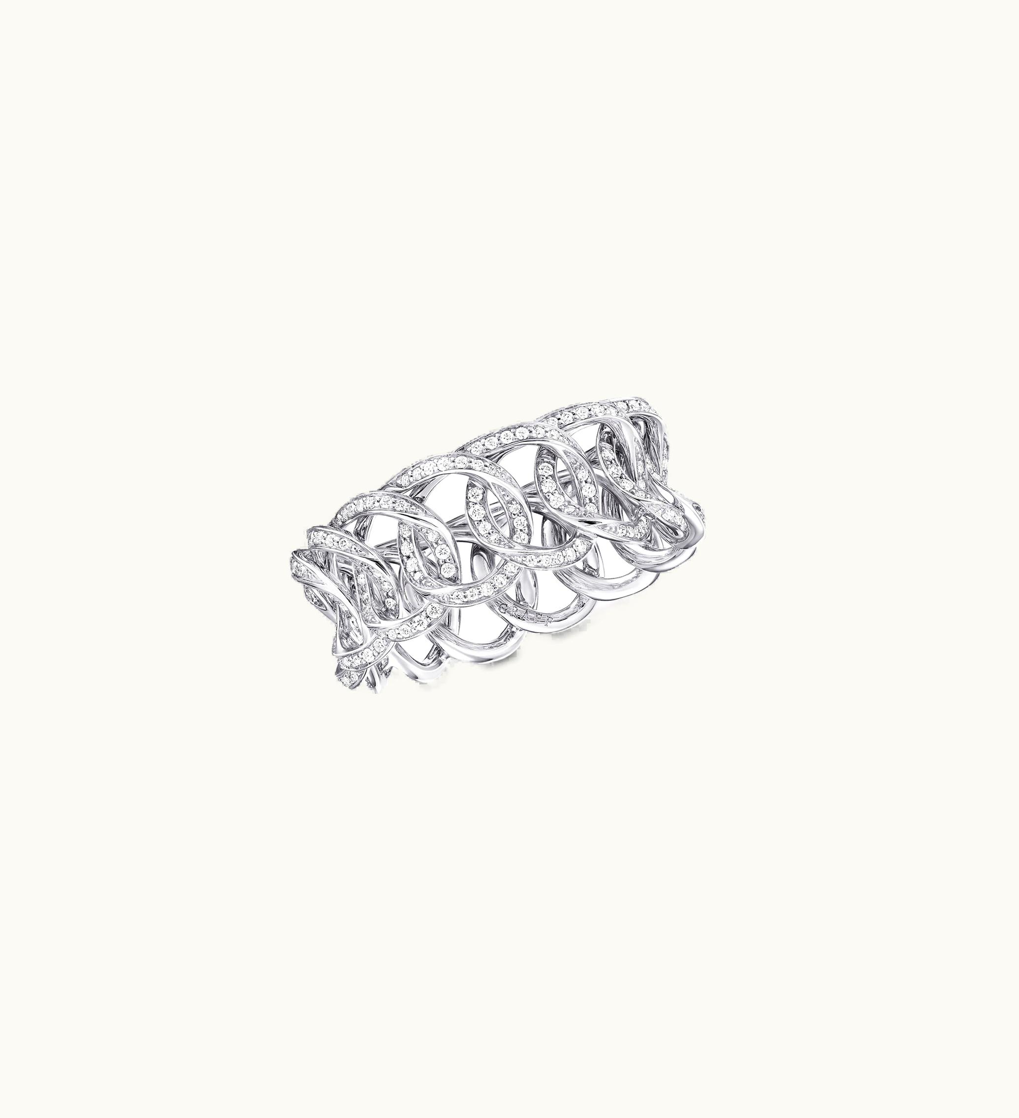 Graff Graff Inspired By Twombly Round Diamond Pavé Band UZ0184900