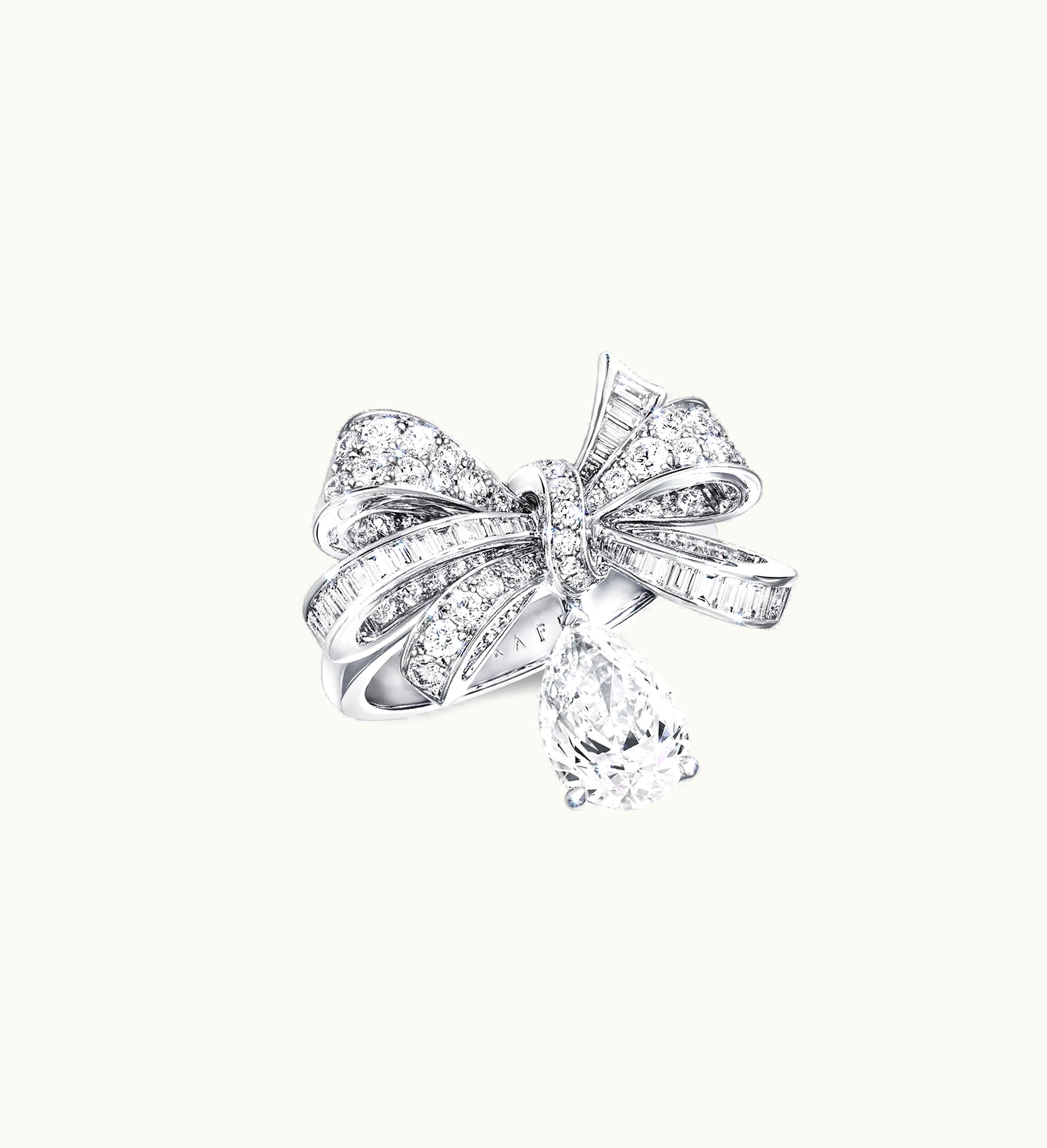 Graff Graff Tilda's Bow Classic Diamond Drop Ring