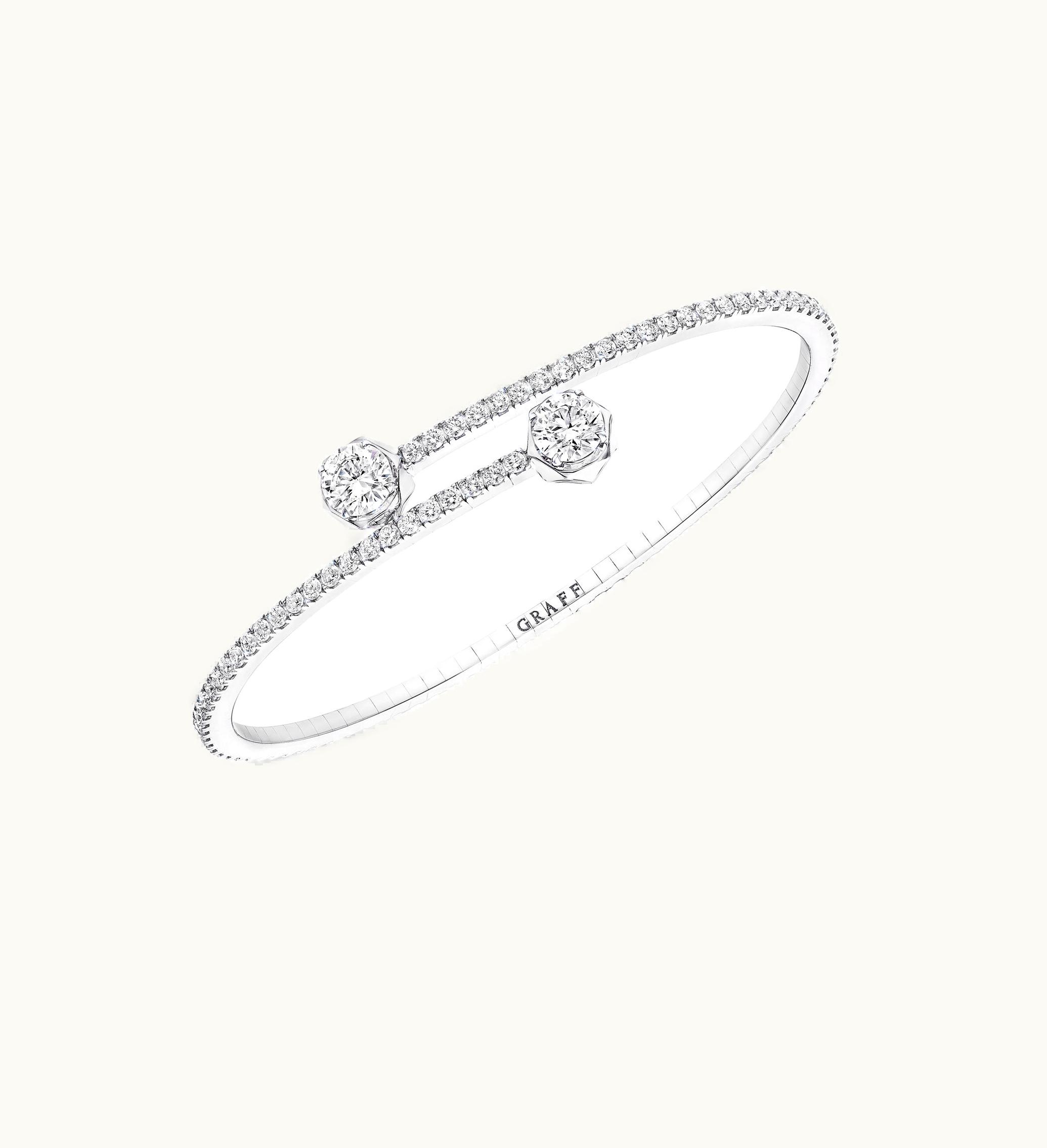 Graff Graff Laurence Graff Signature Wraparound Diamond Bangle