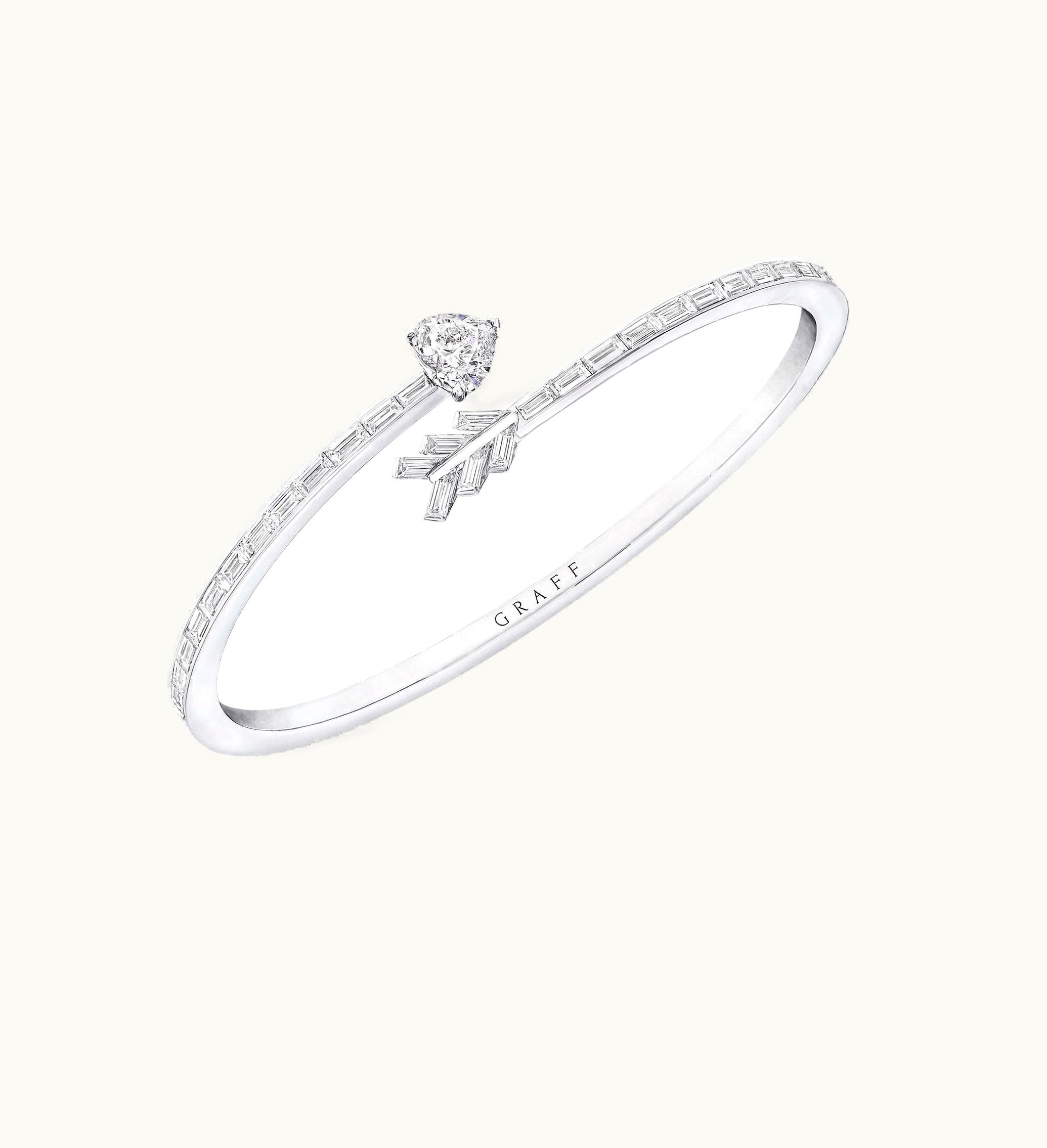 Graff Graff Duet Arrow Wraparound Diamond Bangle