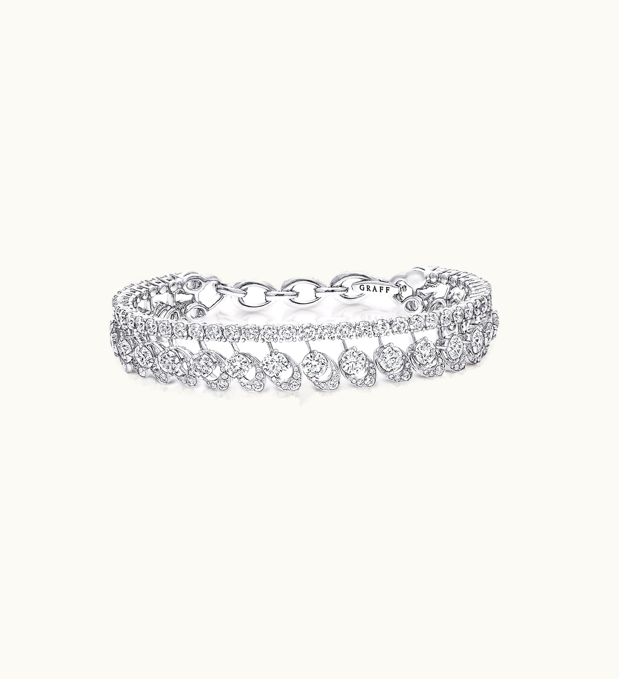 Graff Graff Gateway Double Row Diamond Bangle