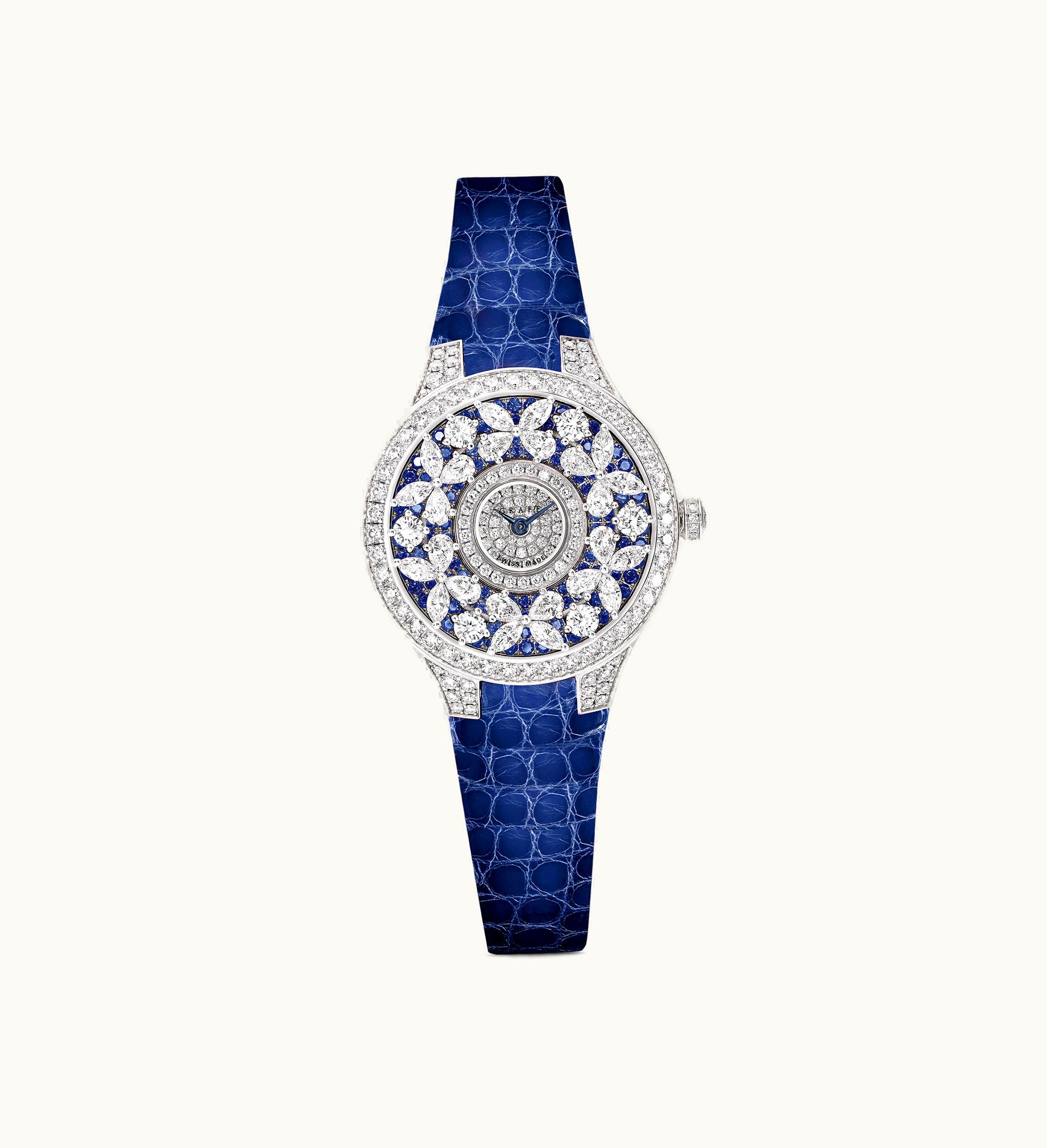 Graff Graff Classic Butterfly Diamond And Sapphire Watch