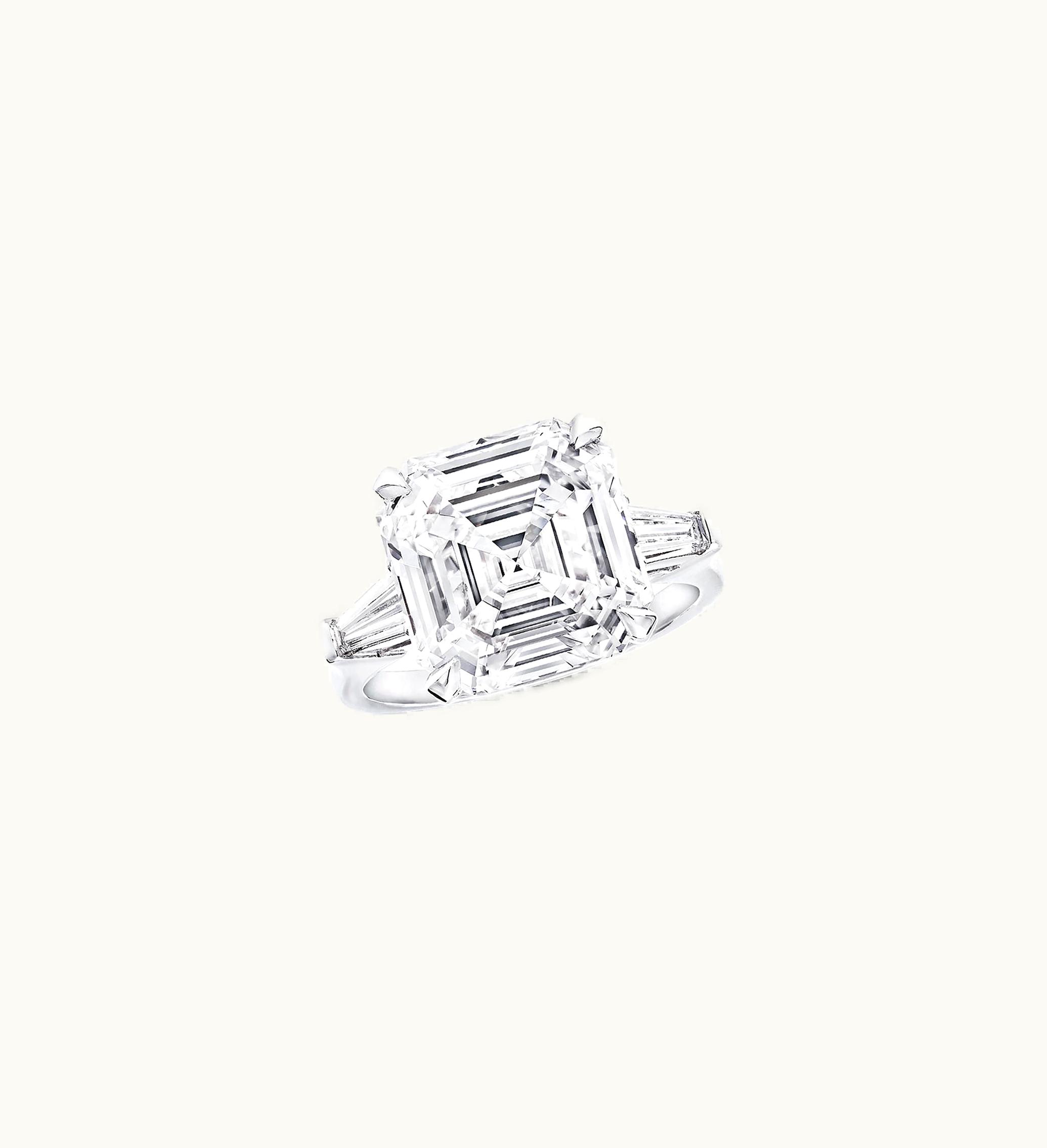 Graff Graff Emerald Cut Diamond High Jewellery Ring UZ0185083
