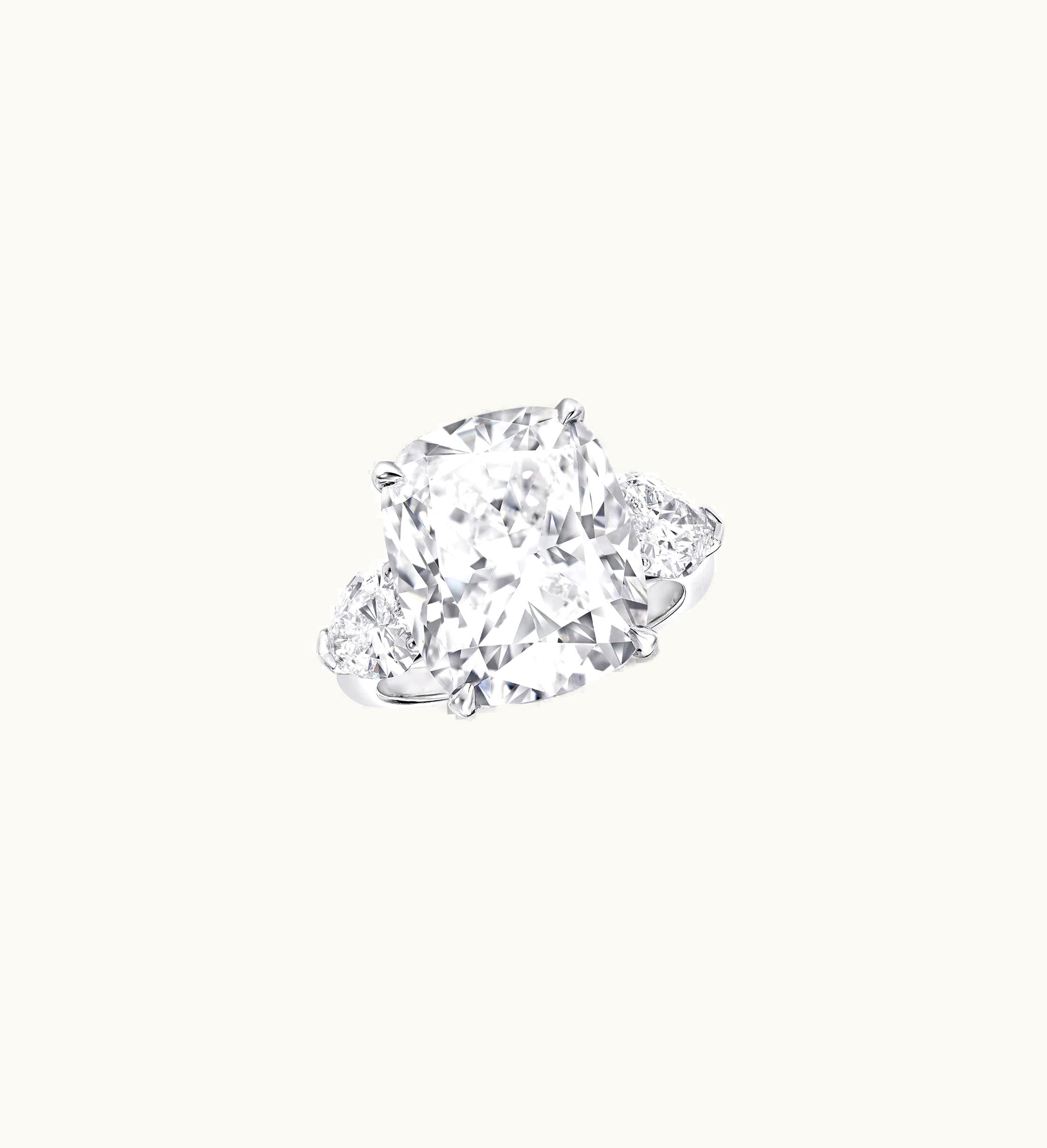 Graff Graff Cushion Cut Diamond High Jewellery Ring UZ0185095