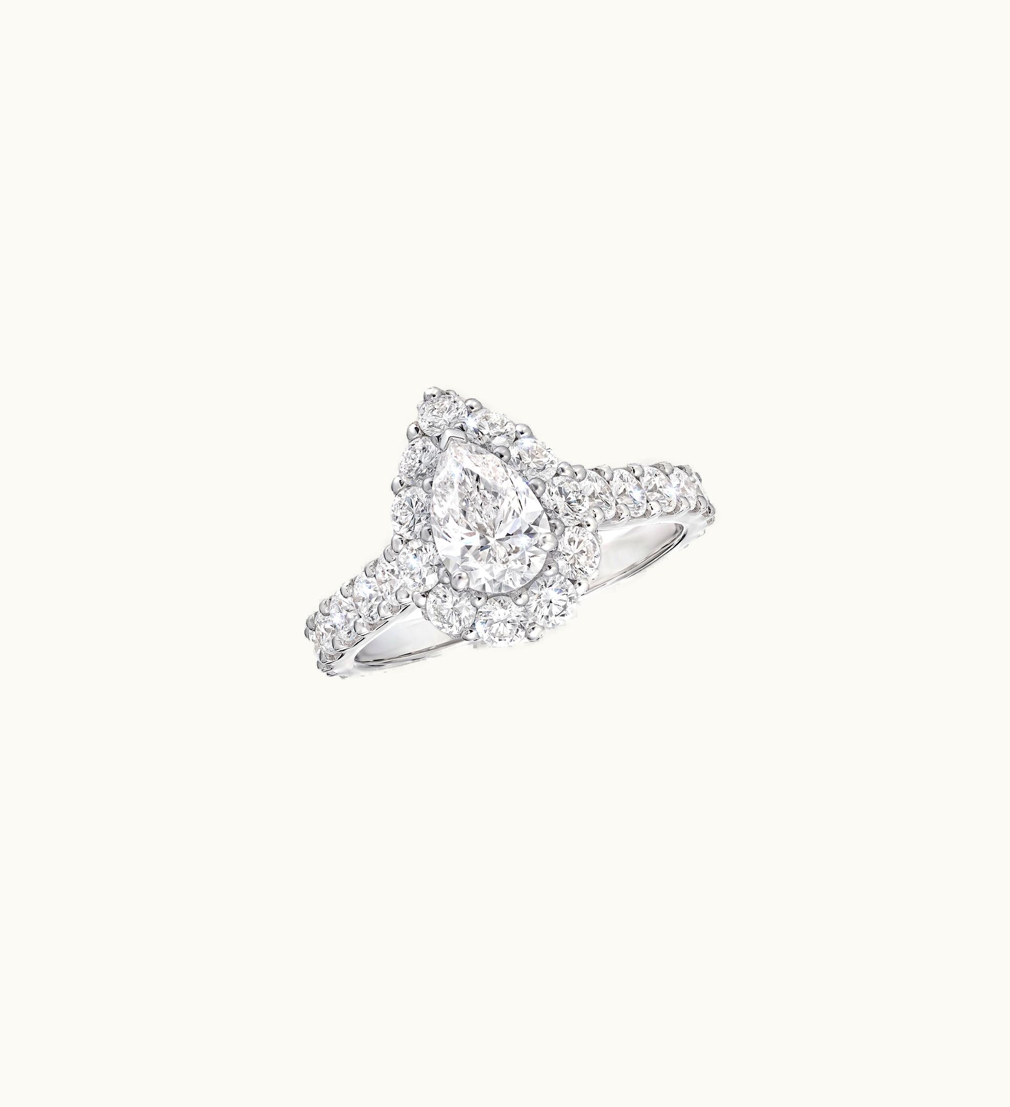 Graff Graff Icon Pear Shape Diamond Engagement Ring