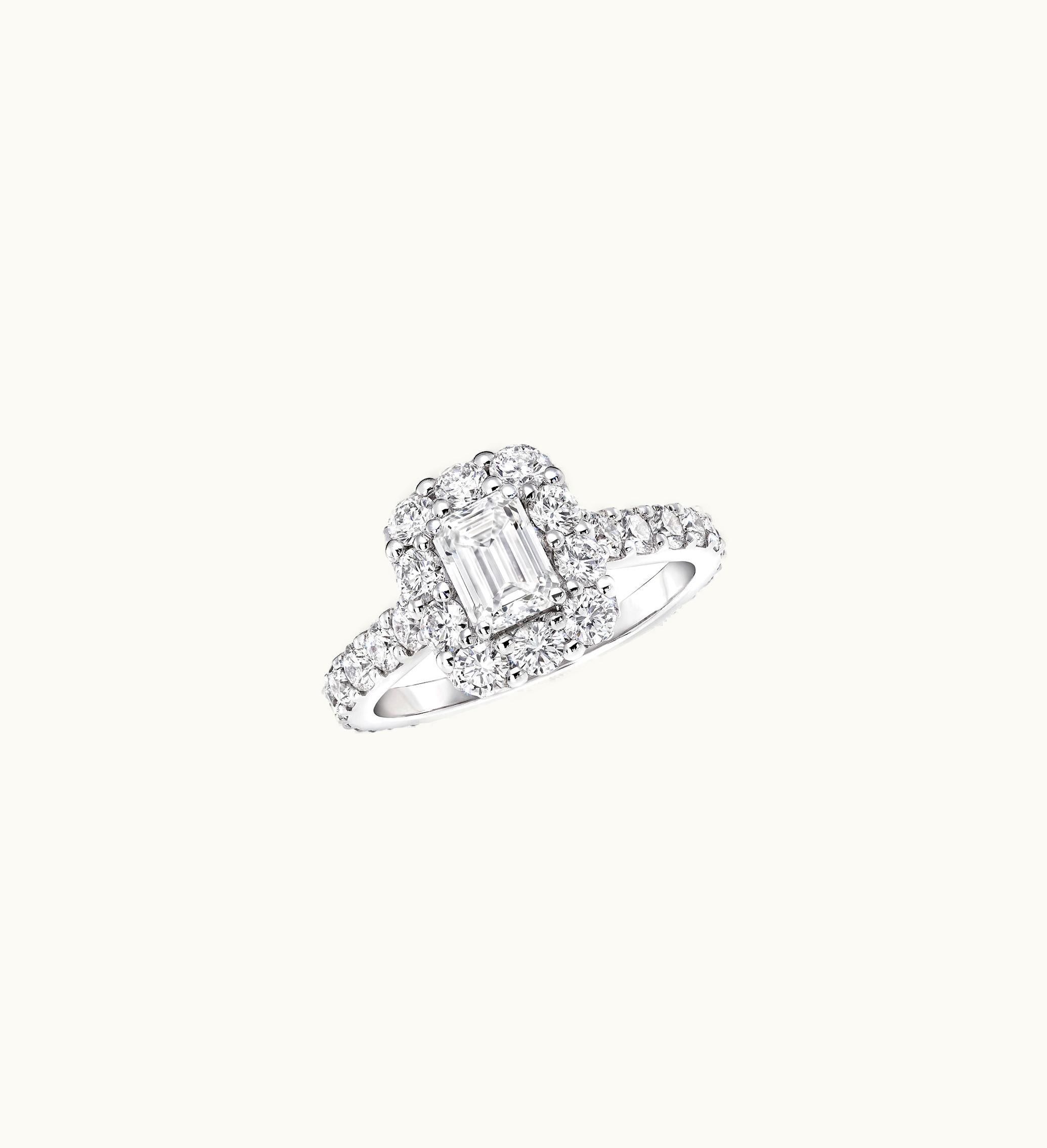 Graff Graff Icon Emerald Cut Diamond Engagement Ring