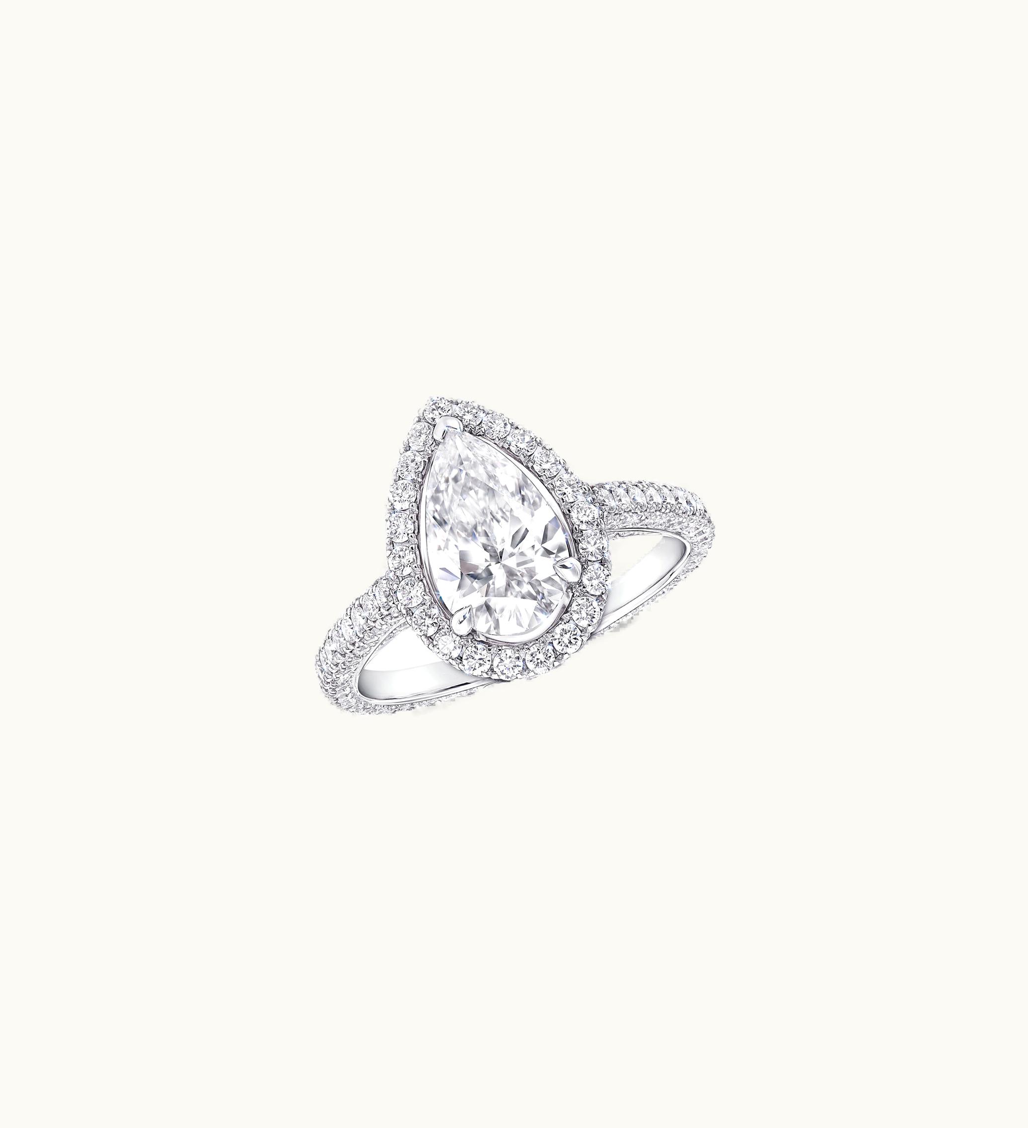 Graff Graff Constellation Pear Shape Diamond Engagement Ring