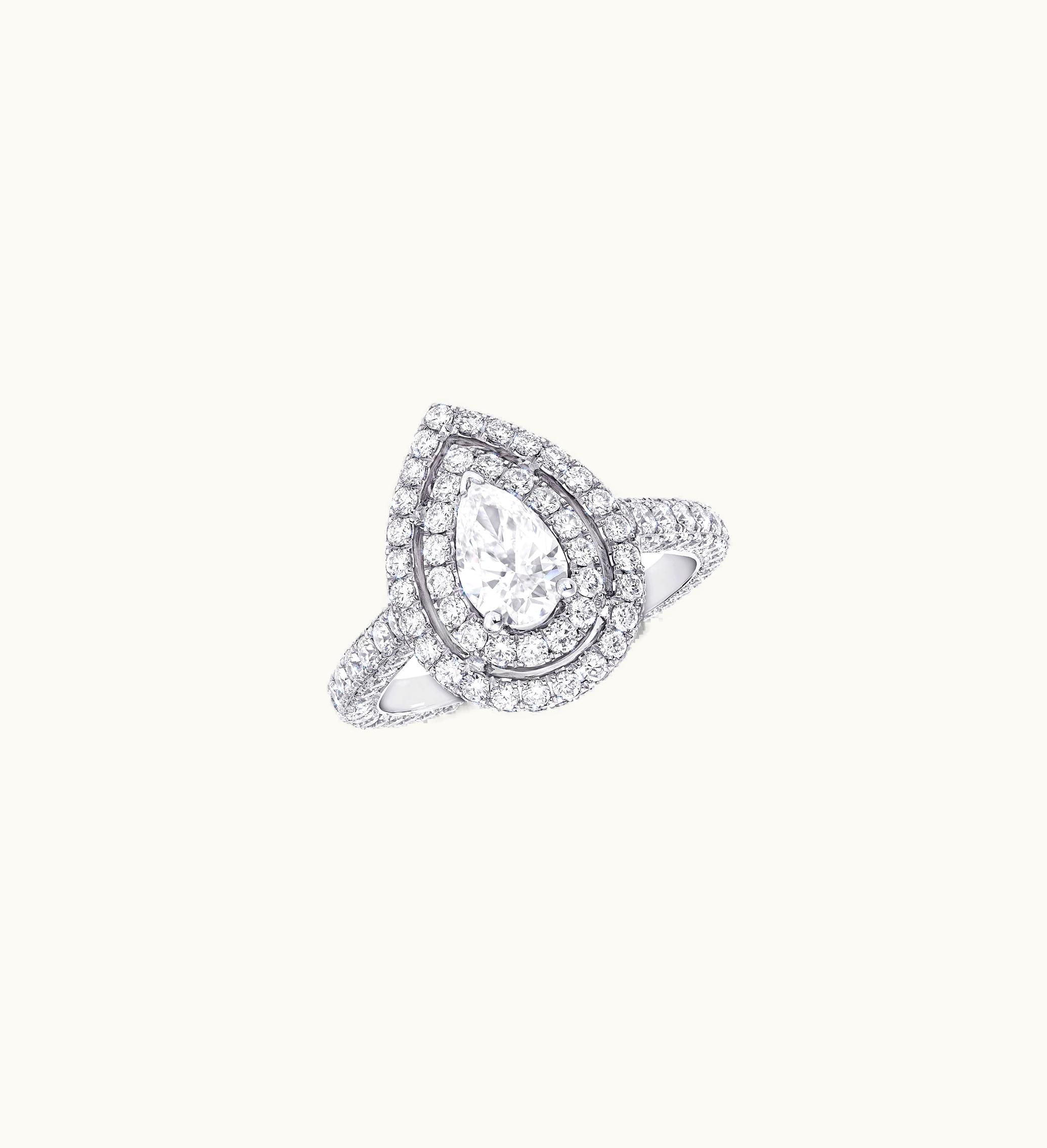 Graff Graff Twin Constellation Pear Shape Diamond Engagement Ring