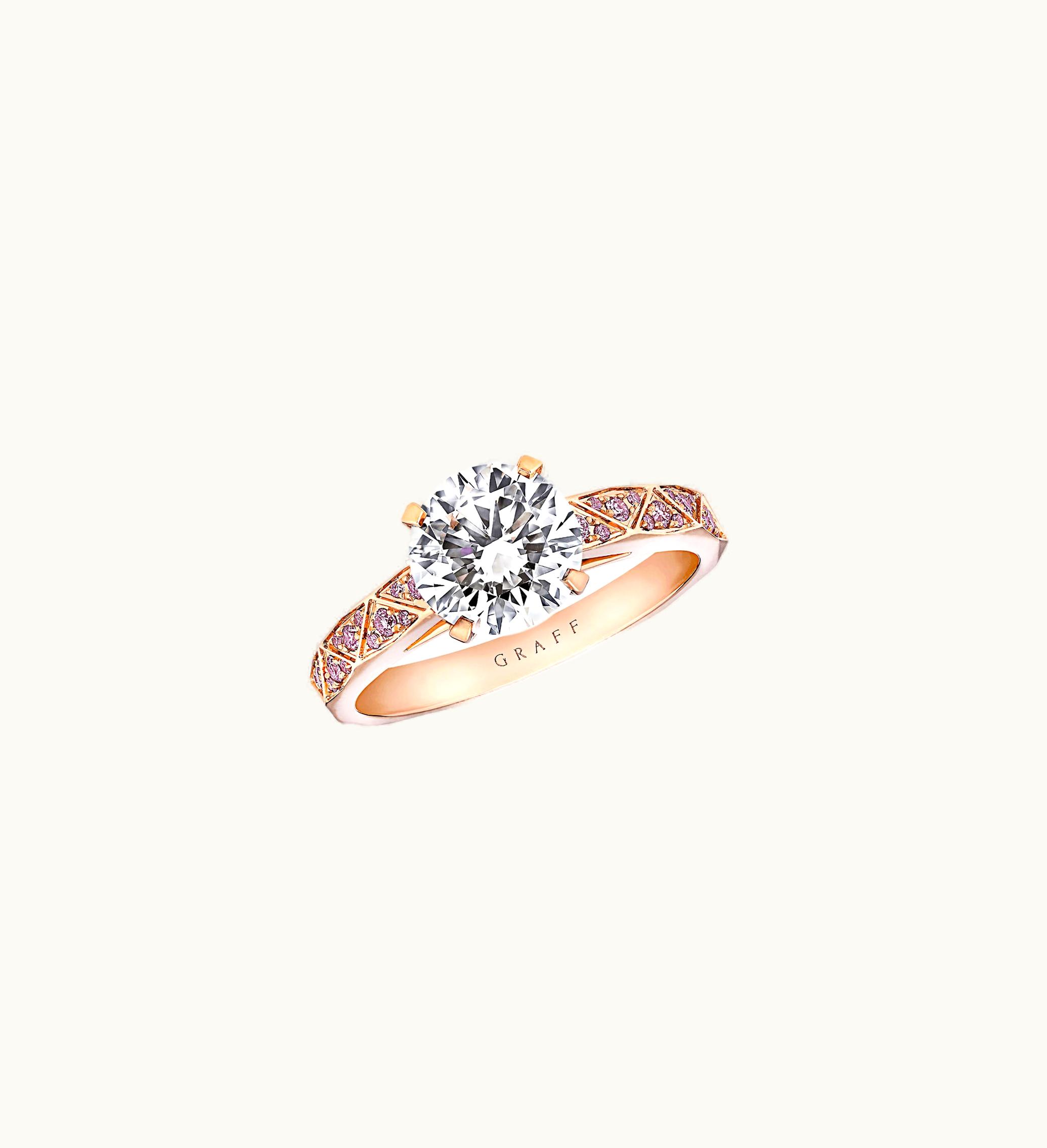 Graff Graff Laurence Graff Signature Round Diamond Engagement Ring UZ0185155