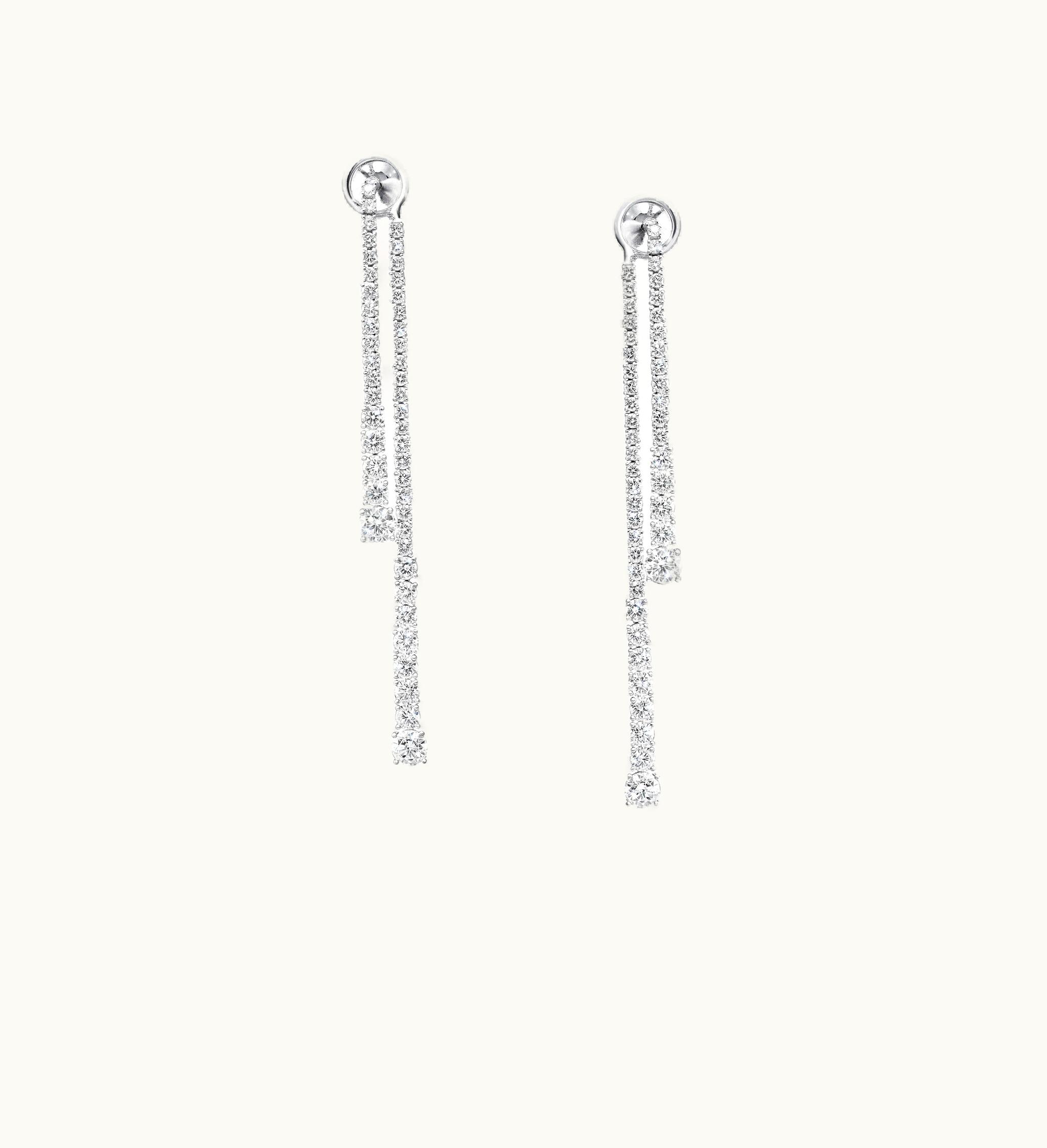 Graff Graff Diamond Double Strand Earrings