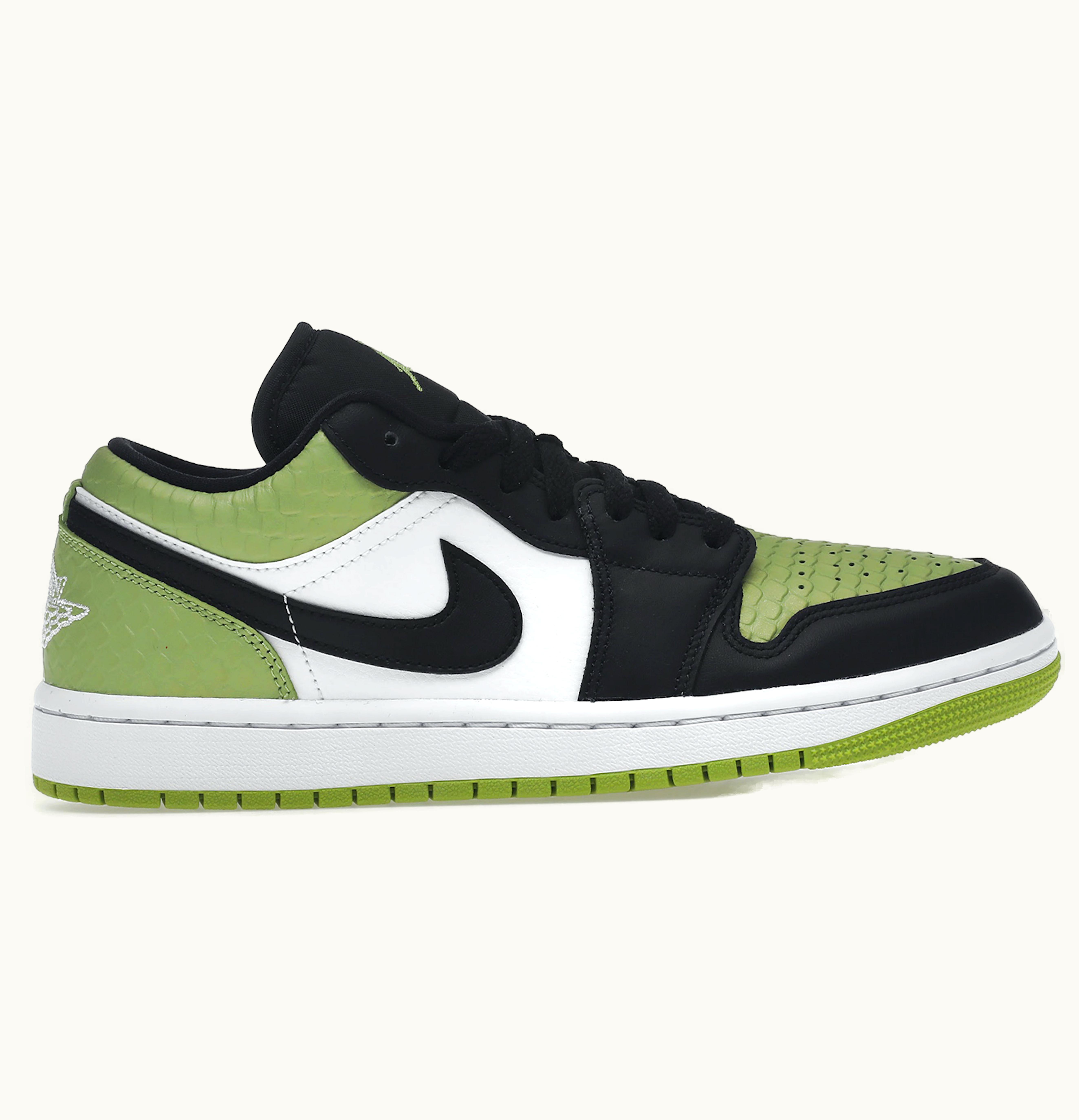 Jordan Air Jordan 1 Low Snakeskin Vivid Green W