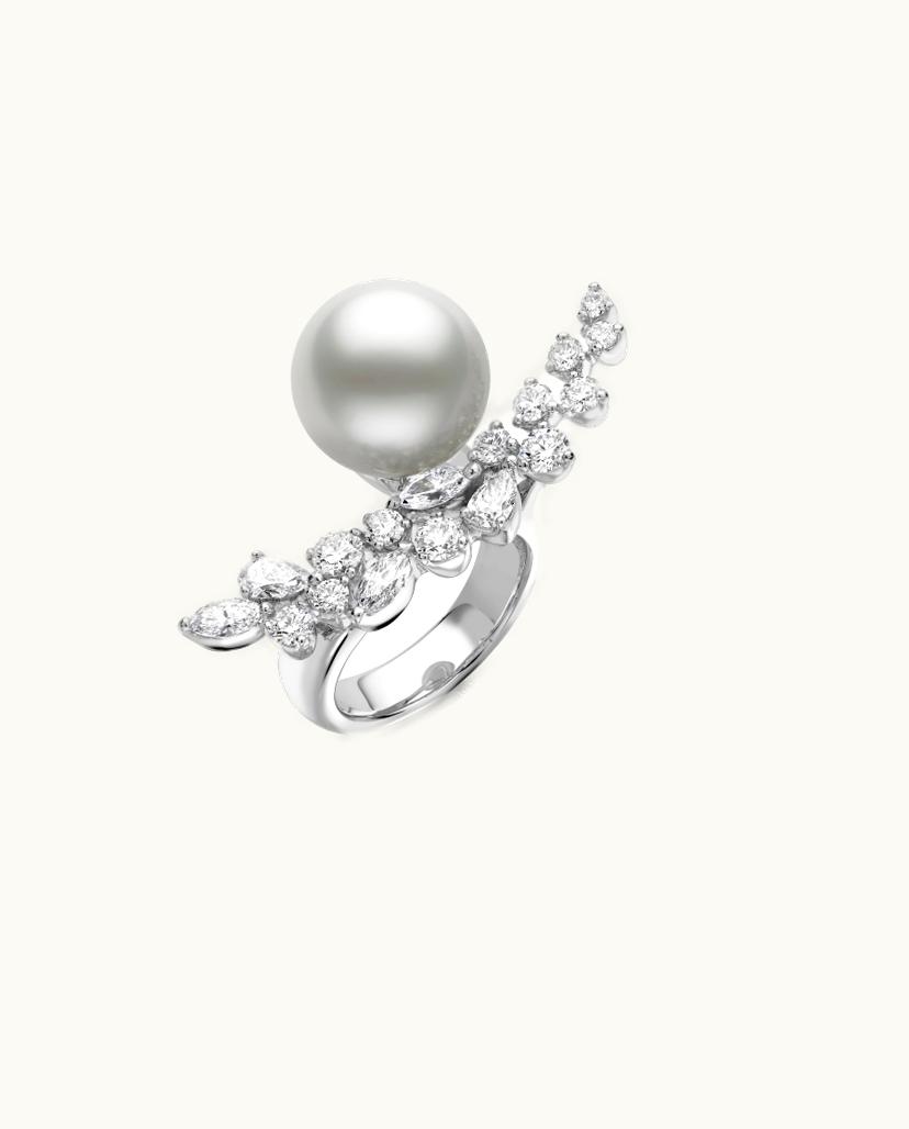 Mikimoto Mikimoto White South Sea Pearl High Jewellery Ring