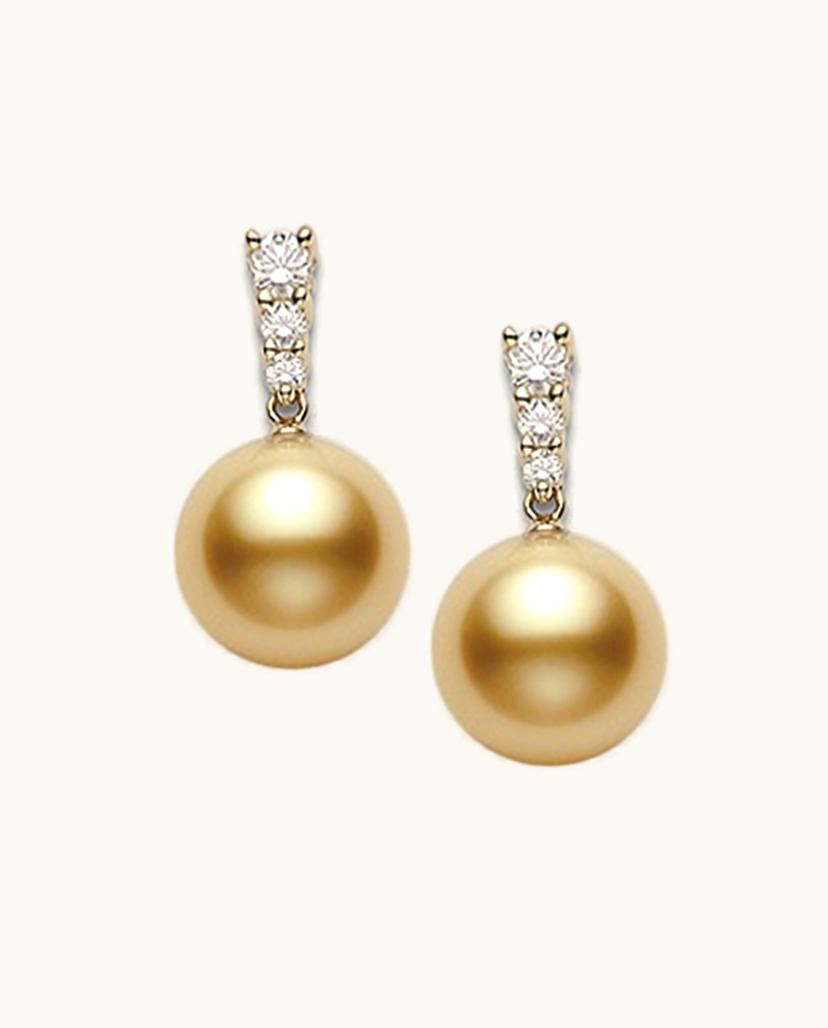 Mikimoto Mikimoto Morning Dew Earrings - Golden South Sea