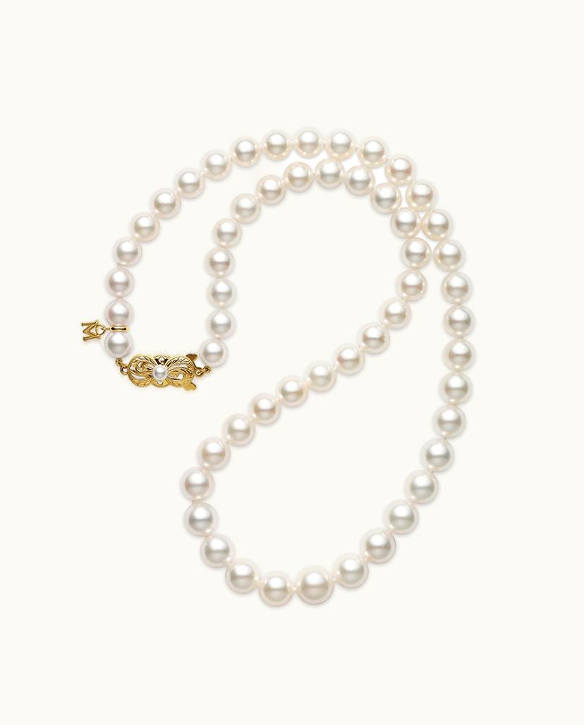 Mikimoto Mikimoto Akoya Cultured Pearl Strand Necklace 18Inch UZ0186184