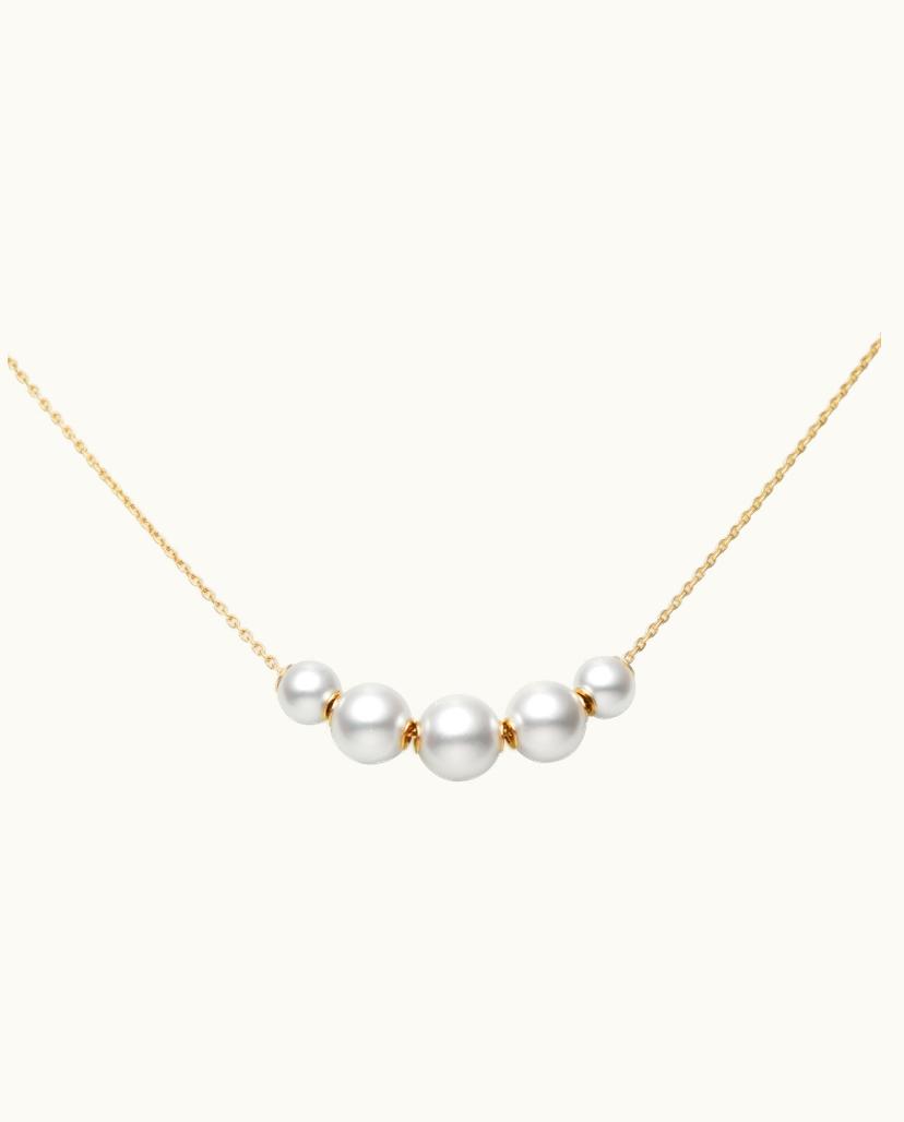 Mikimoto Mikimoto Pearls In Motion Pendant - Yellow Gold