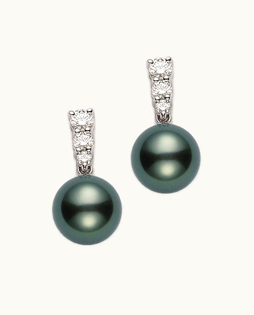 Mikimoto Mikimoto Morning Dew Earrings - Black South Sea UZ0186199