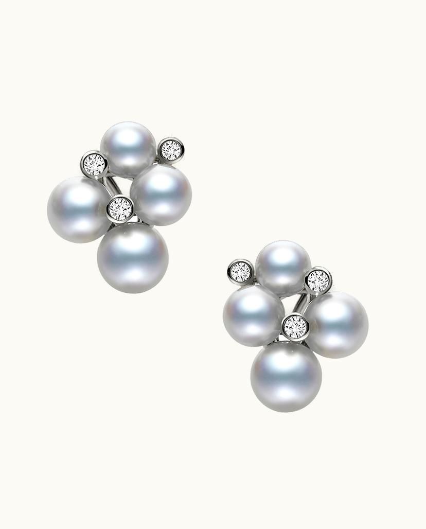 Mikimoto Mikimoto Bubble Earrings - White Gold