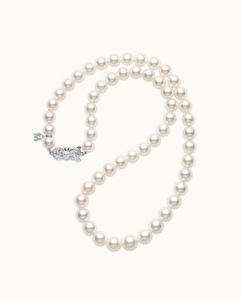 Mikimoto Mikimoto Akoya Cultured Pearl Strand Necklace 18Inch UZ0186224