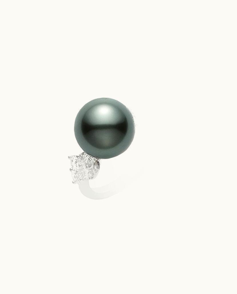 Mikimoto Mikimoto Classic Elegance Black South Sea Ring