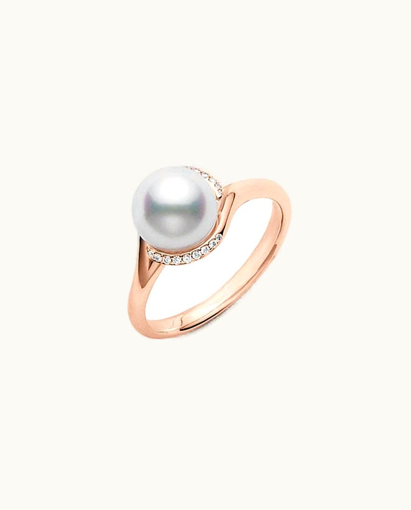 Mikimoto Mikimoto Twist Ring - Pink Gold