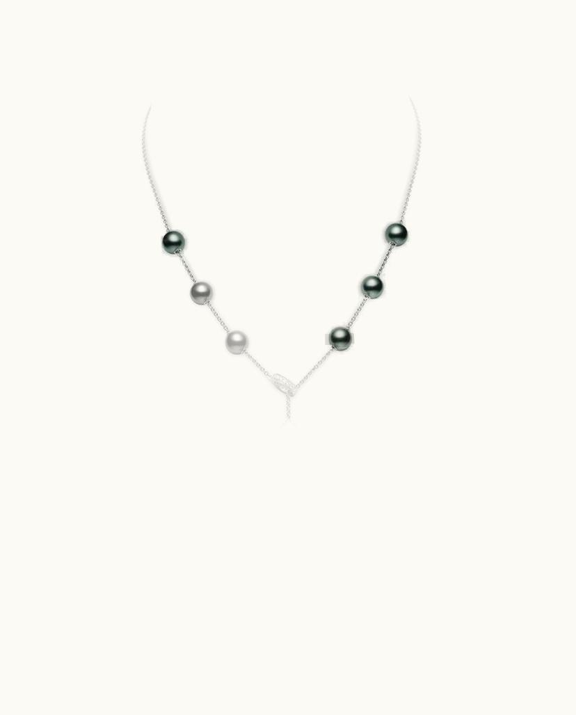 Mikimoto Mikimoto Pearls In Motion Necklace - Black South Sea UZ0186240