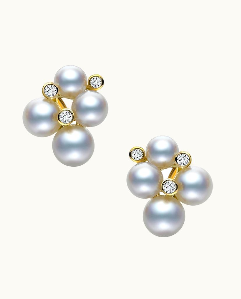 Mikimoto Mikimoto Bubble Earrings - Yellow Gold