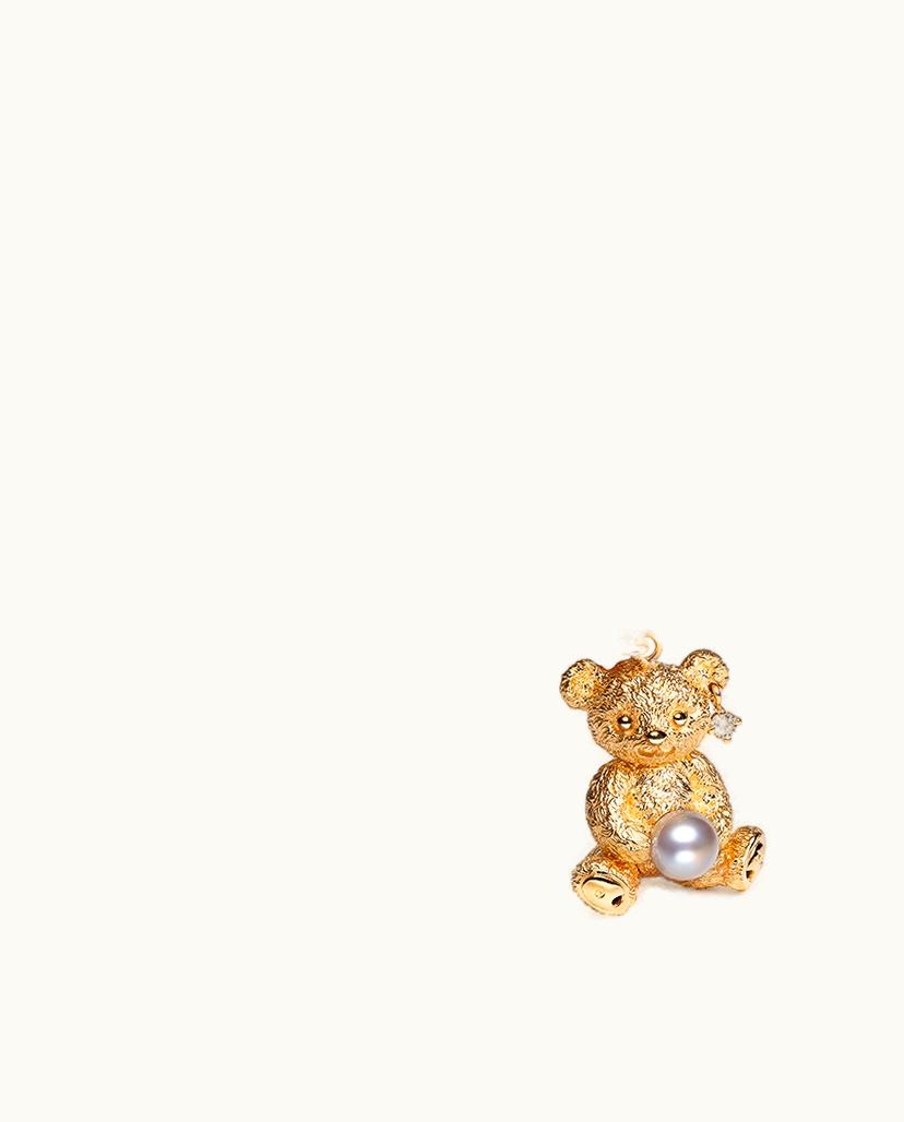 Mikimoto Mikimoto Teddy Bear Pendant - Yellow Gold