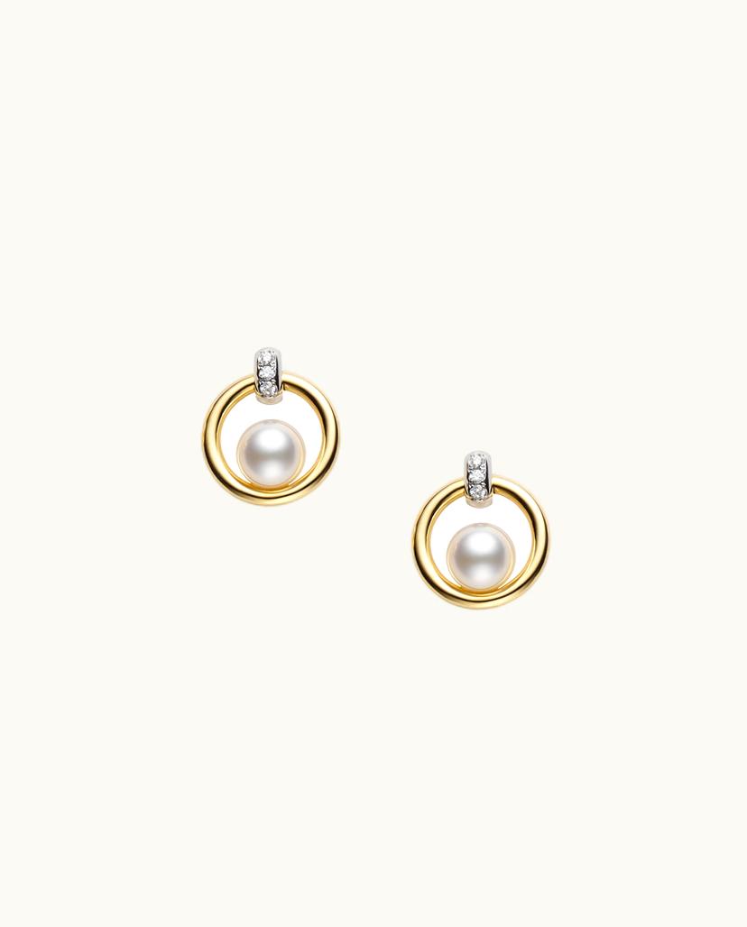 Mikimoto Circle Collection - Earrings
