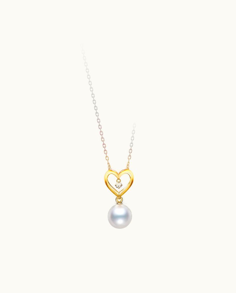 Mikimoto Tremolo Pendant - Yellow Gold