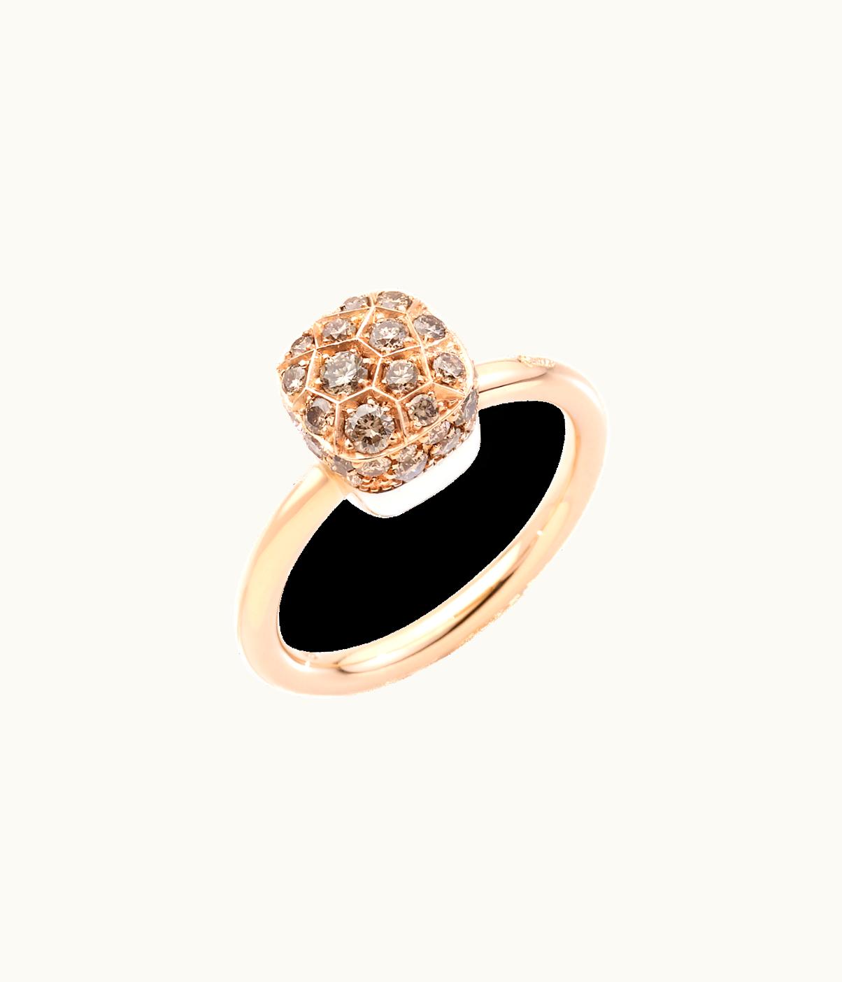 Pomellato Pomellato Ring Nudo Solitaire Petit Rose Gold,White Gold, Diamond,