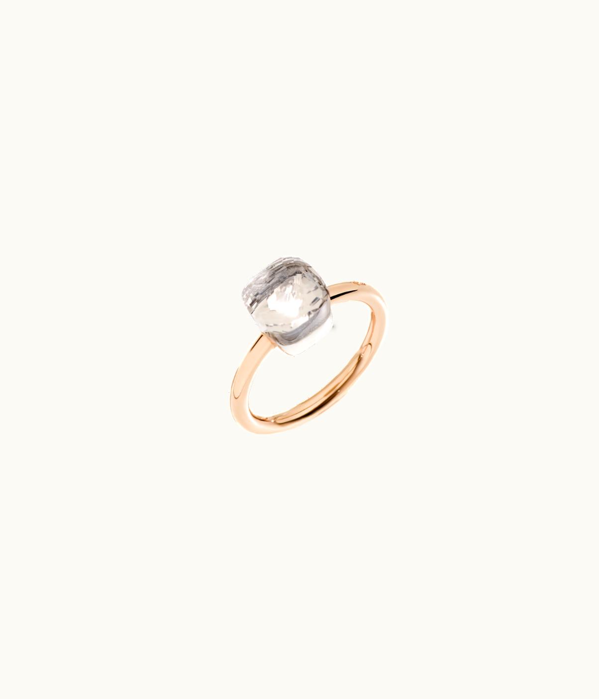 Pomellato Pomellato Ring Nudo Petit Rose Gold,White Gold, PAB4030 PAB4030