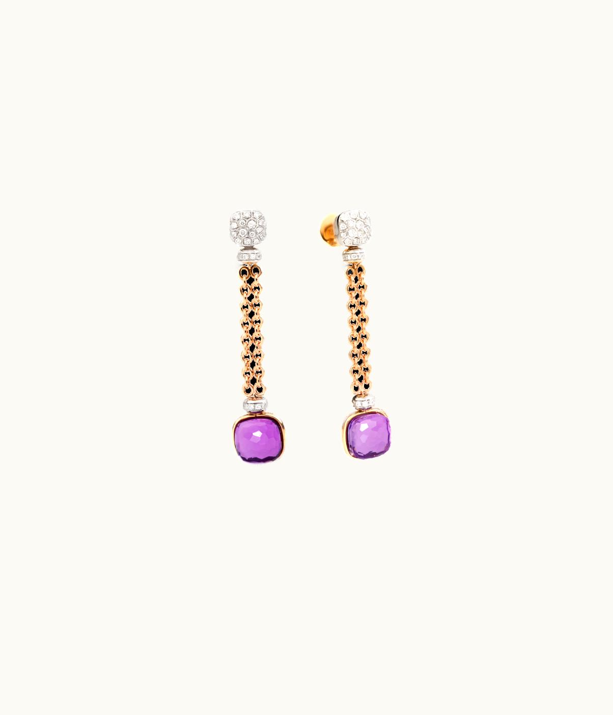 Pomellato Pomellato Earrings Nudo White Gold, Diamond, POB9051 POB9051