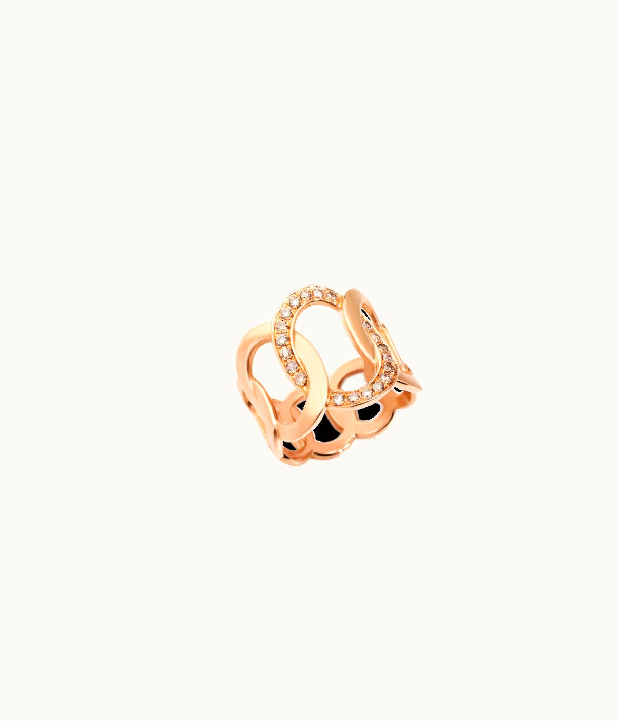 Pomellato Pomellato Brera Ring Rose Gold,Gold Diamond, PAB9100