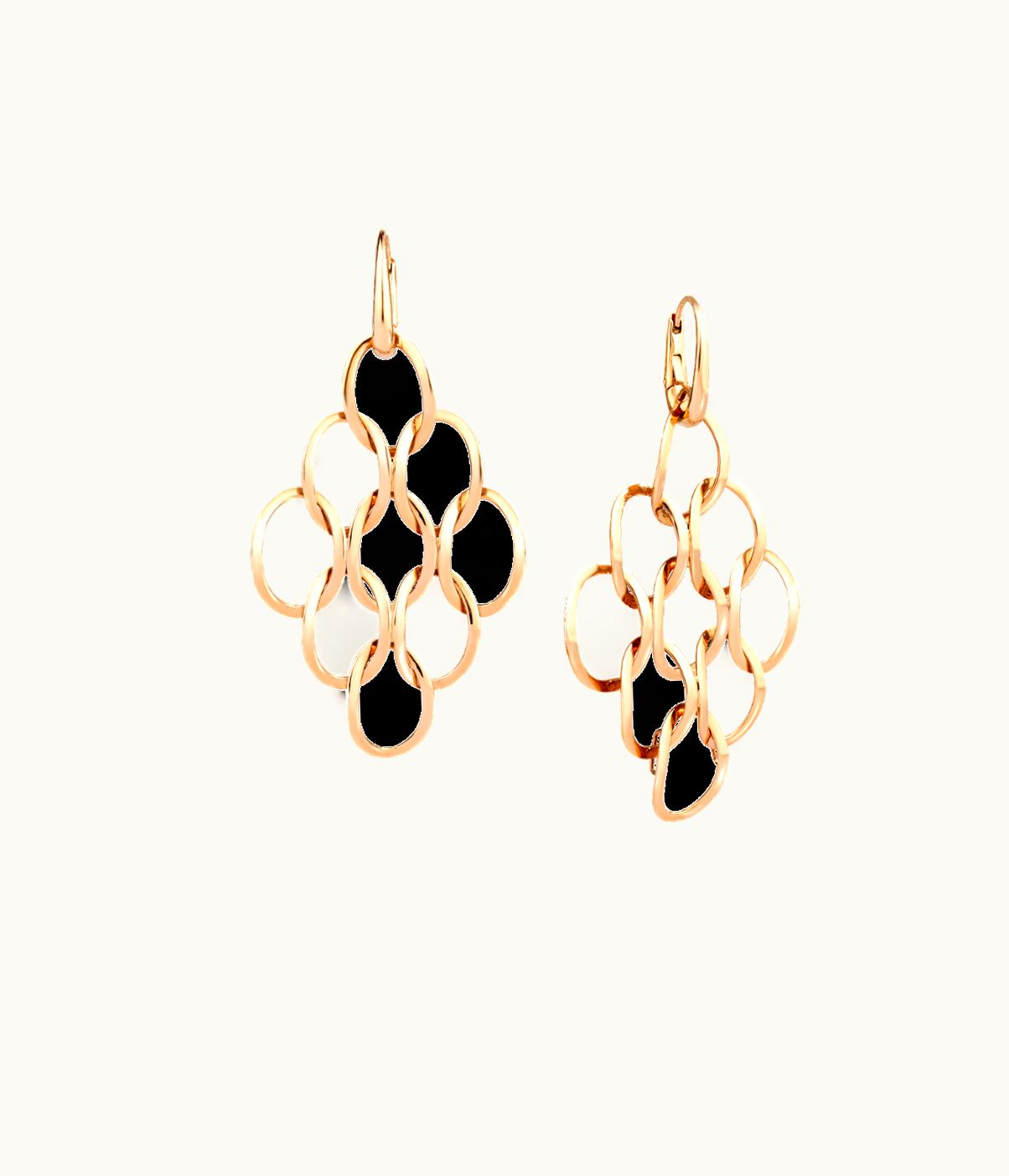 Pomellato Pomellato Brera Chandelier Earrings Rose Gold,Gold