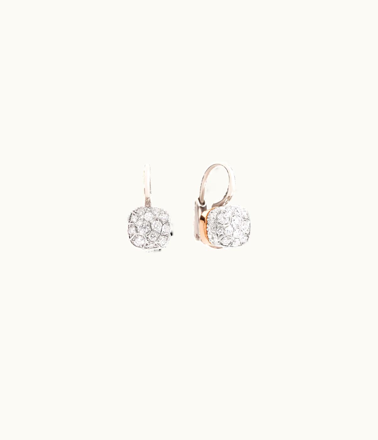 Pomellato Pomellato Earrings Nudo Rose Gold, Diamond, POB5010