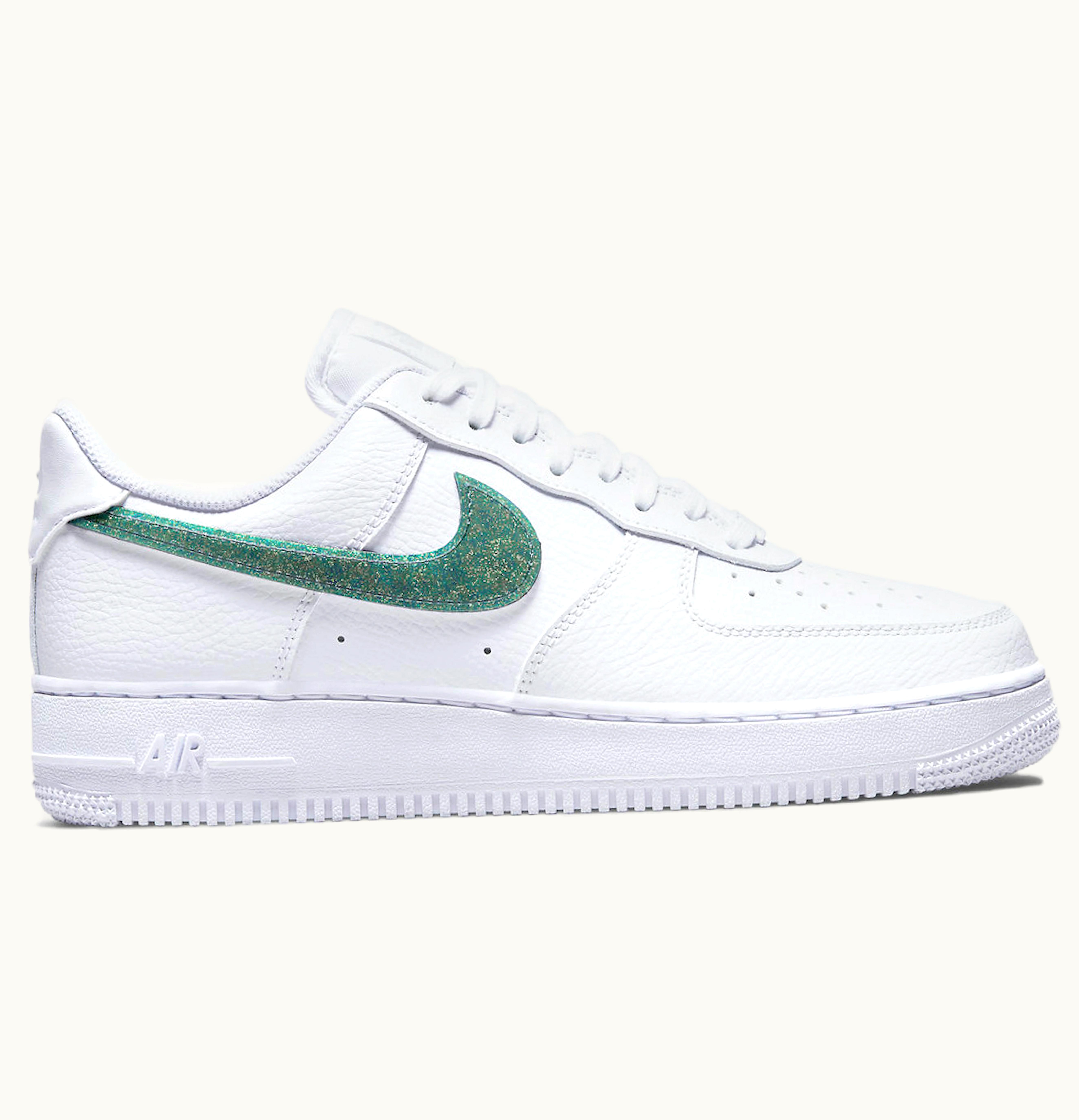 Nike Nike Air Force 1 Low Glitter Swoosh Green W