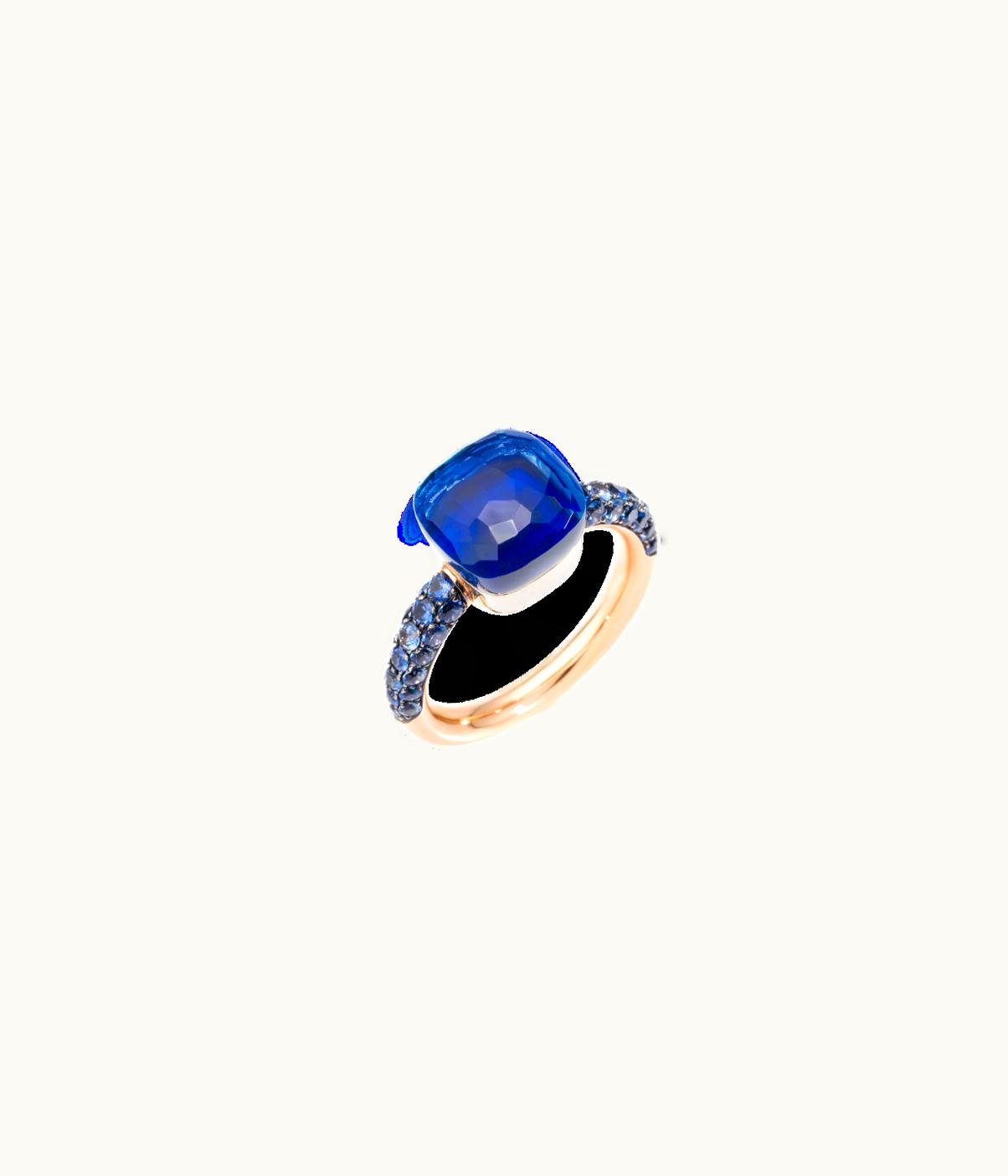 Pomellato Pomellato Ring Nudo Deep Blue White Gold, PAB9040 PAB9040