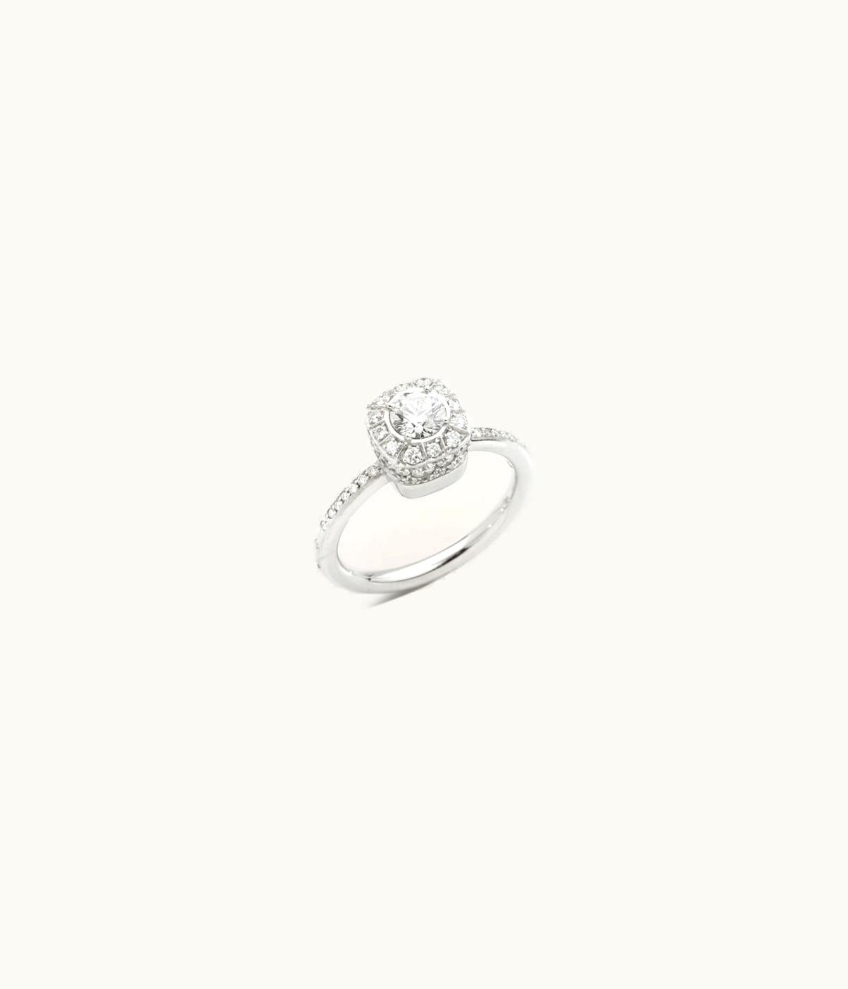 Pomellato Pomellato Ring Nudo Petit Platinum White Gold,Platinum,Gold Diamond,