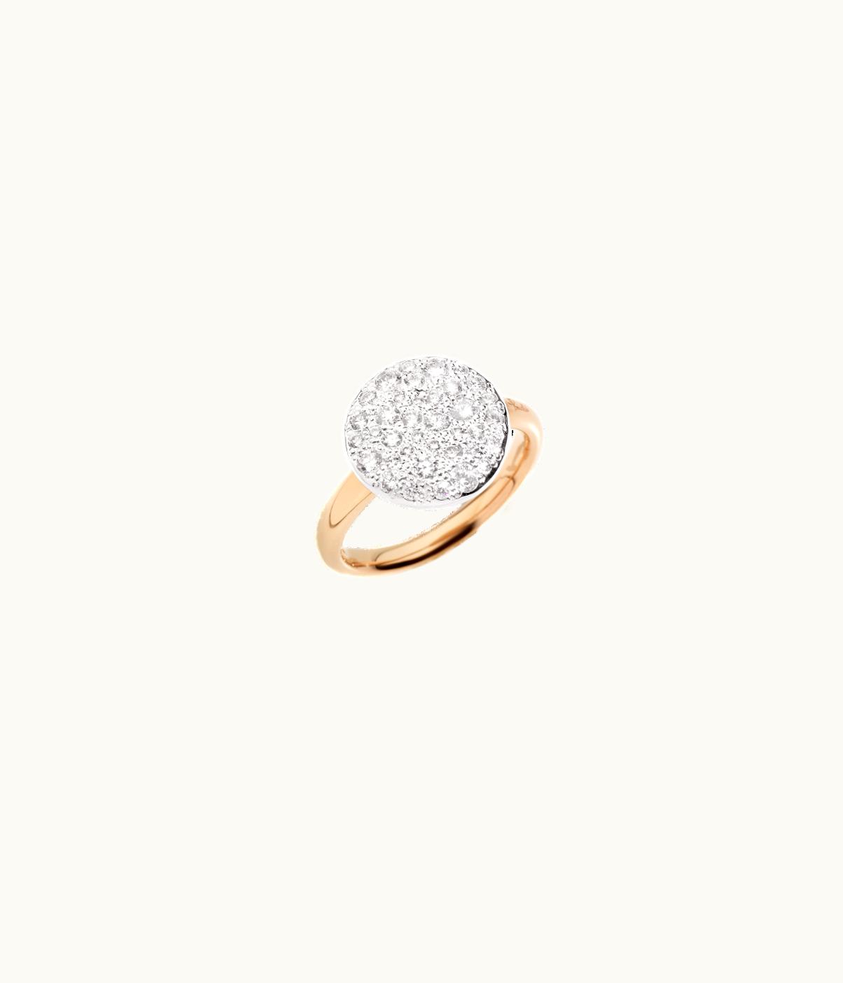 Pomellato Pomellato Ring Sabbia Rose Gold,Gold Diamond, PAB2040 PAB2040
