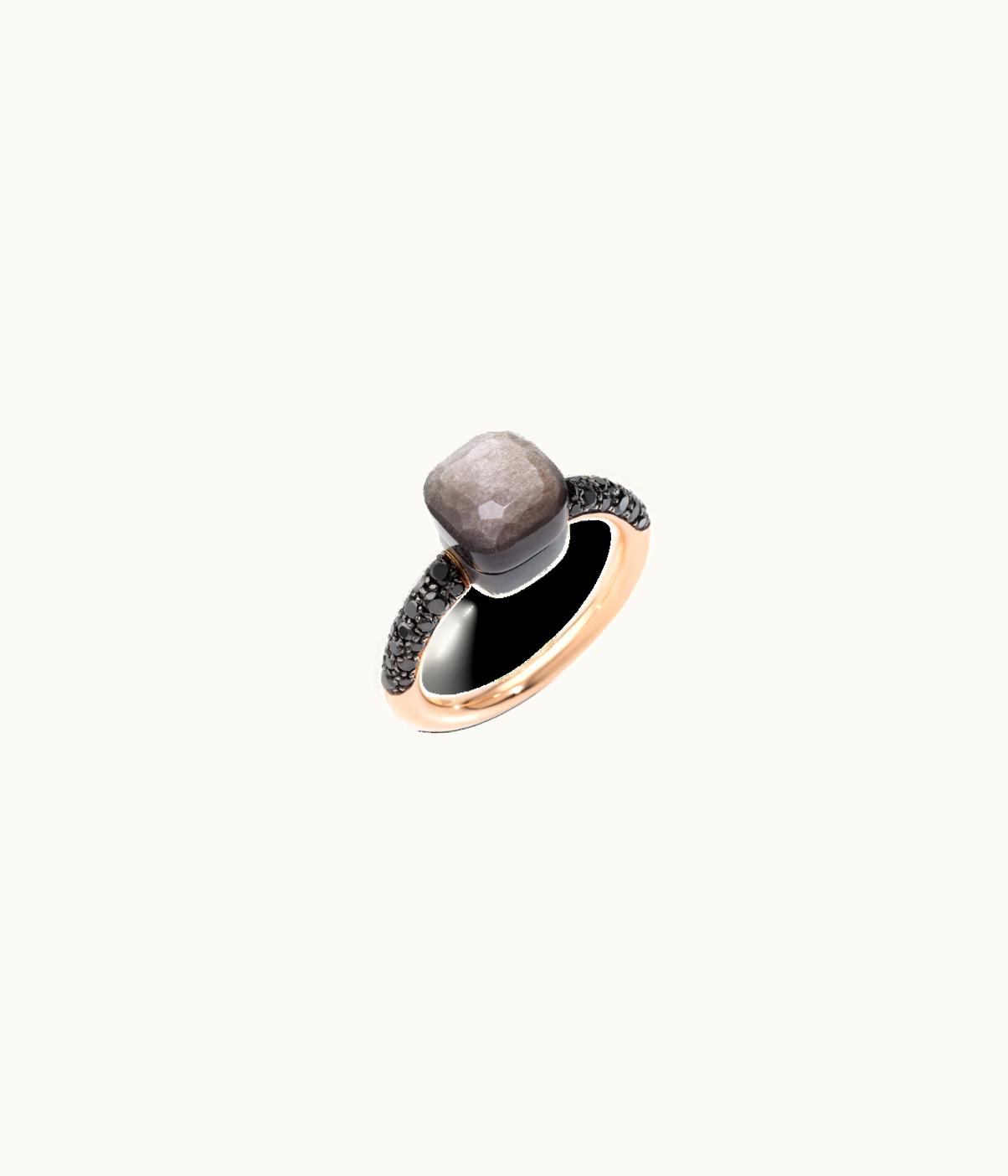 Pomellato Pomellato Ring Nudo Rose Gold,Gold Diamond, PAB7040