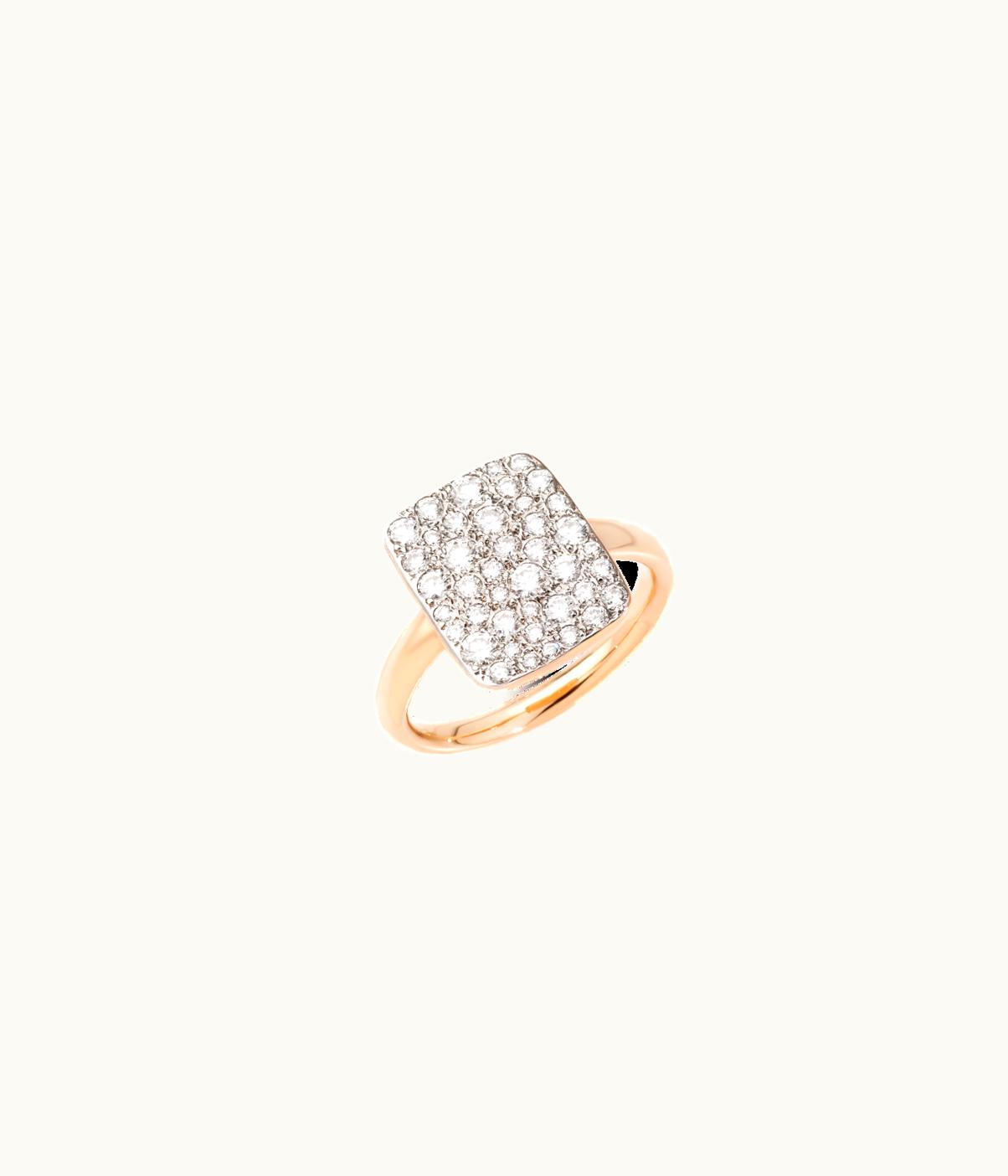Pomellato Pomellato Sabbia Ring Rose Gold,Gold Diamond, PAB9031 PAB9031