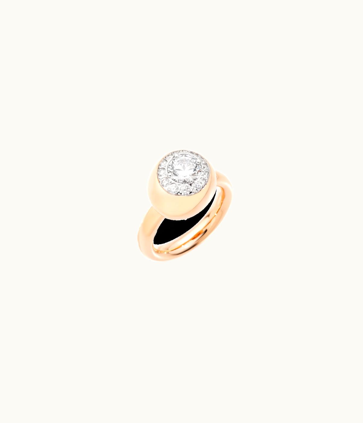 Pomellato Pomellato Ring Nuvola Rose Gold, Diamond, PAB8131