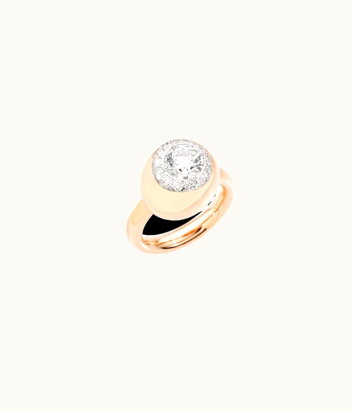 Pomellato Pomellato Ring Nuvola Rose Gold, Diamond, PAB8132