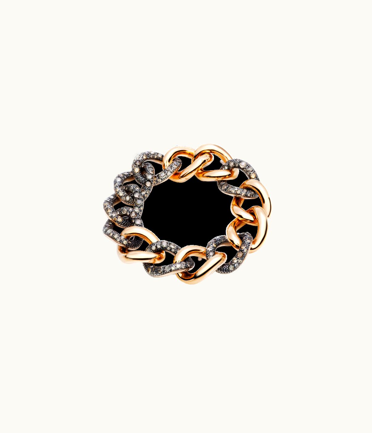 Pomellato Pomellato Catene Bracelet Rose Gold,Sterling Silver,Gold Diamond, PBA8062