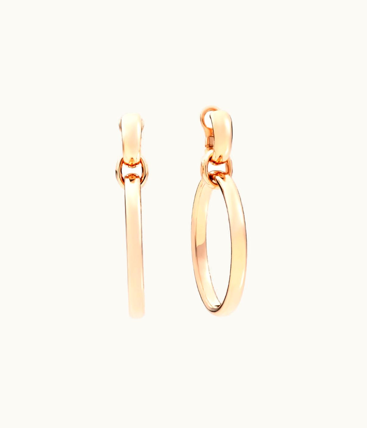 Pomellato Pomellato Iconica Hoop Earrings Rose Gold,Gold  POC2062