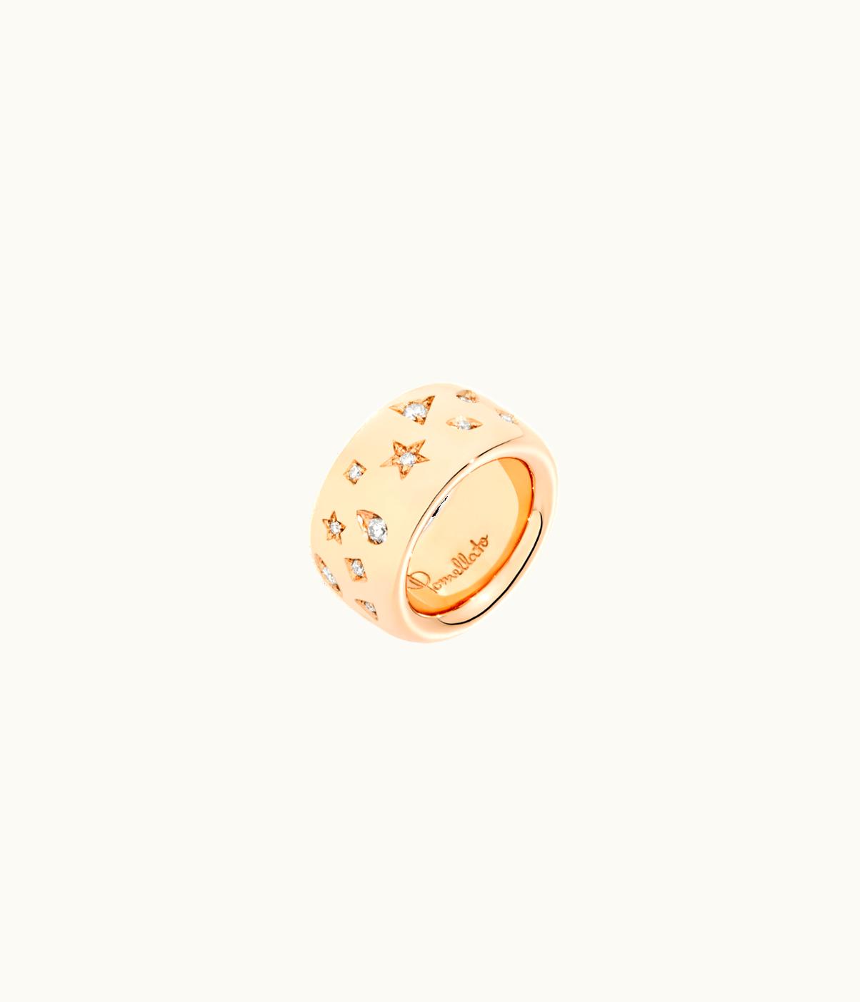 Pomellato Pomellato Ring Iconica Rose Gold,Gold Diamond, PA9106D
